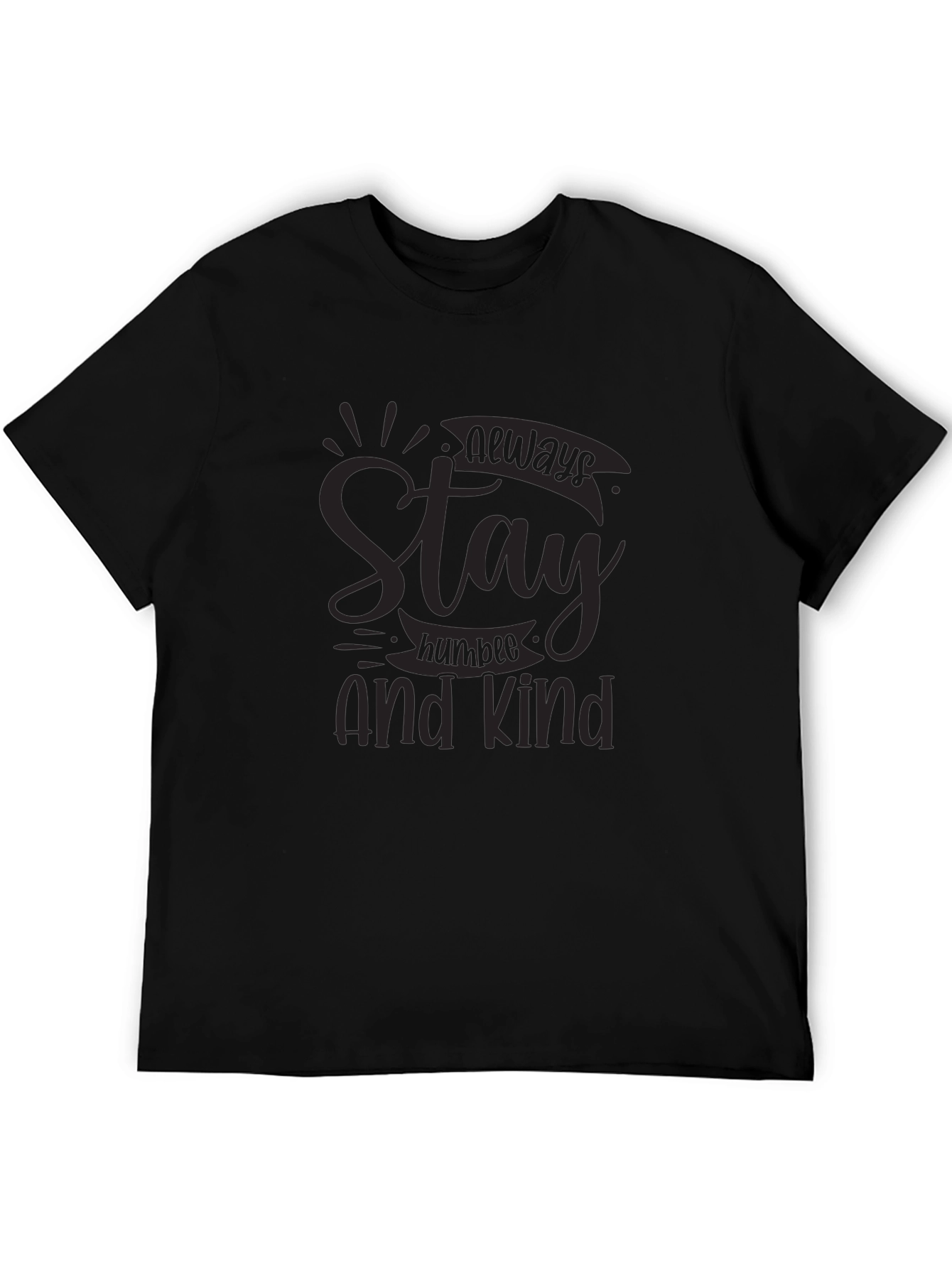 Stay Humble and Kind Graphic Tee - Black