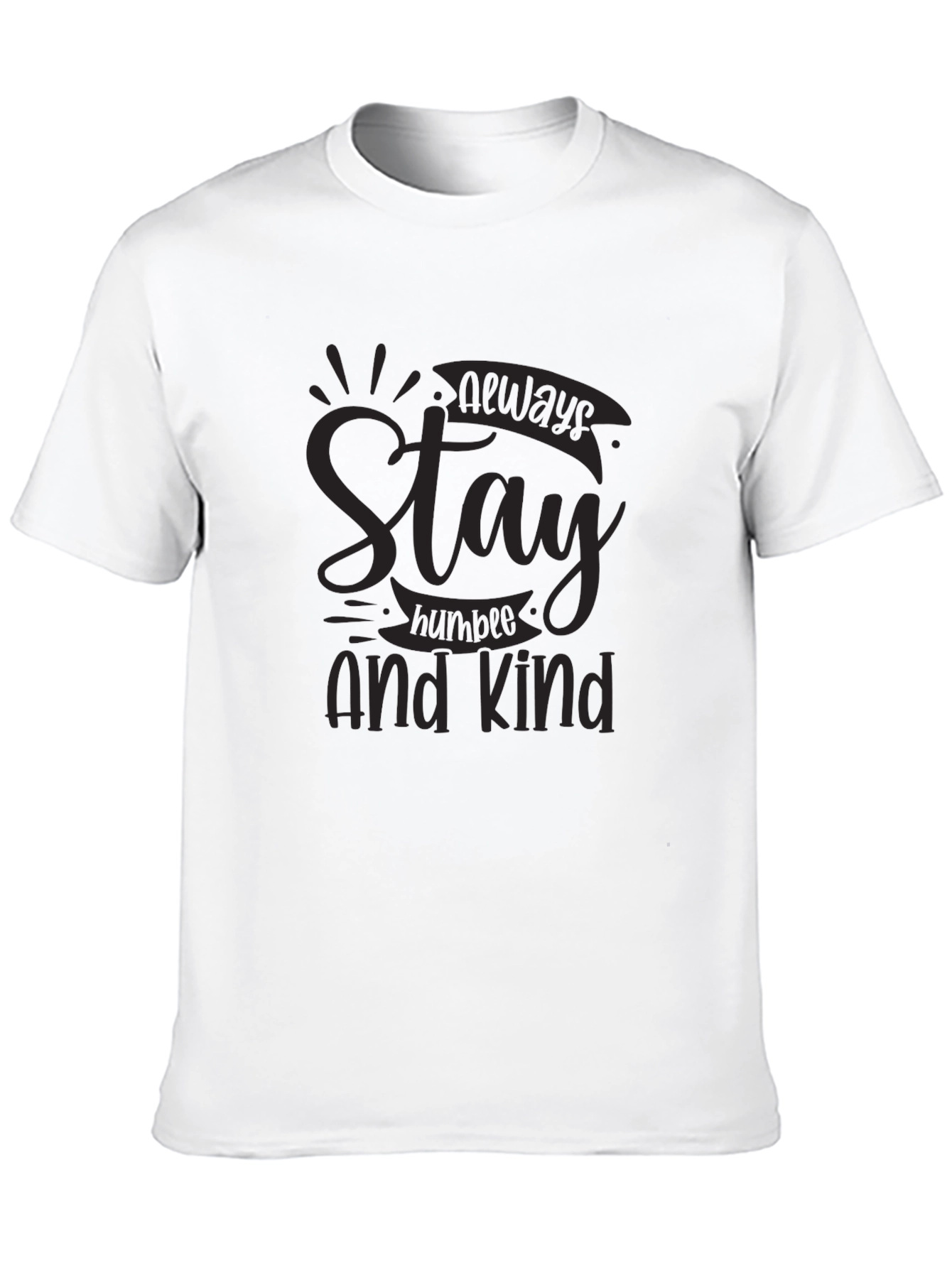 Stay Humble and Kind Graphic Tee - Black