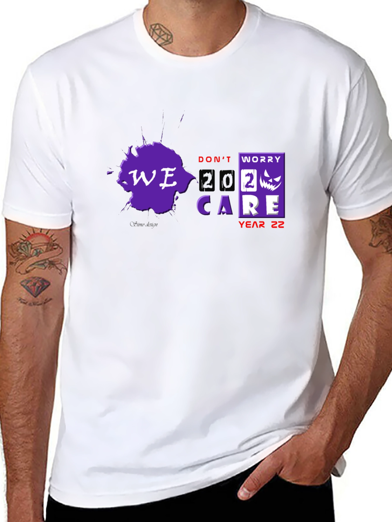 Dont Worry We Care Year 22 T-Shirt