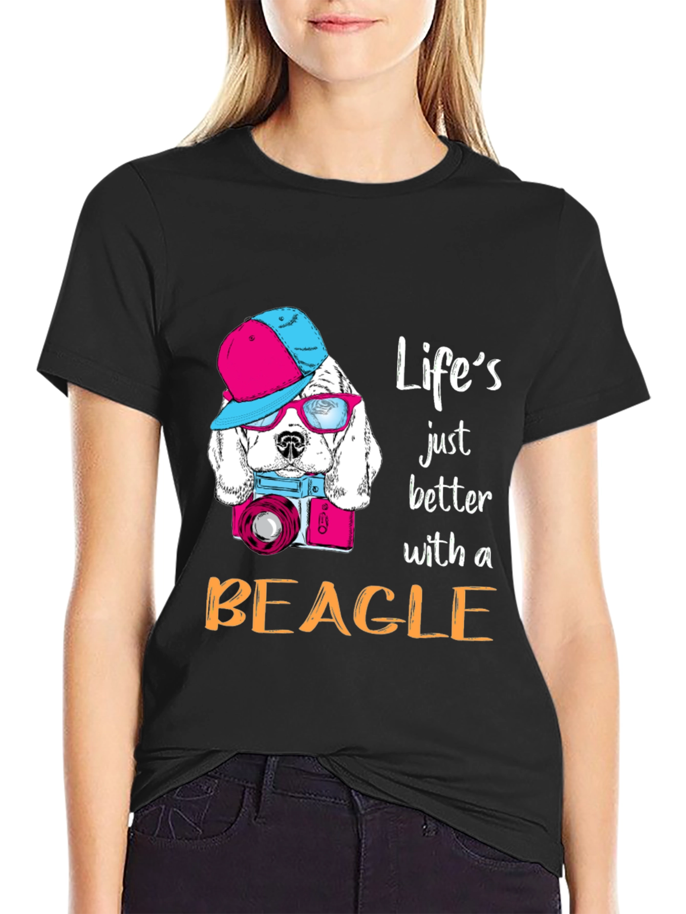 Beagle Lover T-Shirt: Lifes Better with a Beagle!