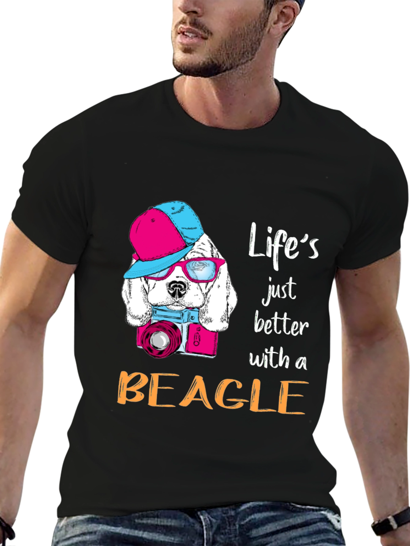 Beagle Lover T-Shirt: Lifes Better with a Beagle!