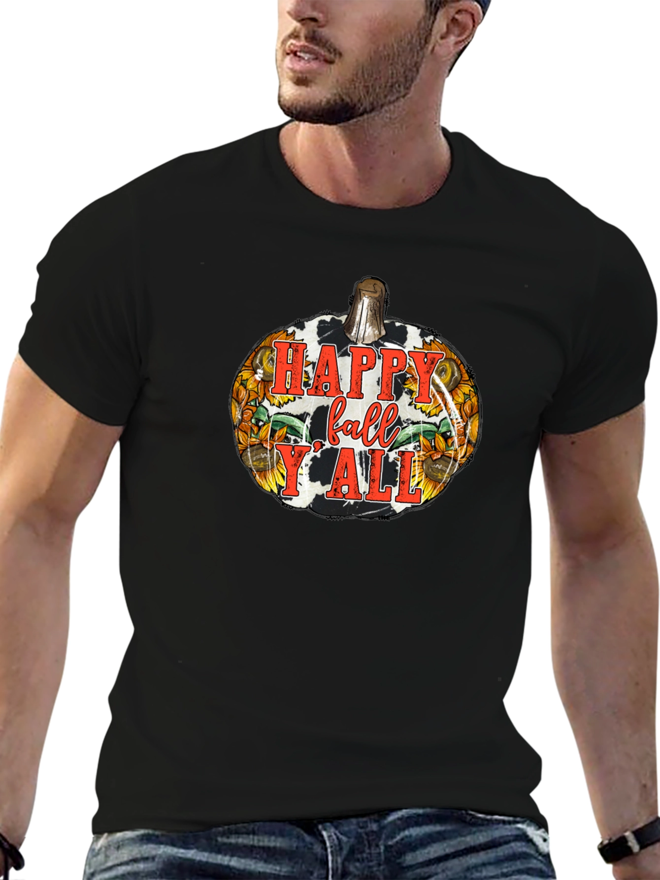 Happy Fall Yall Pumpkin Graphic Tee