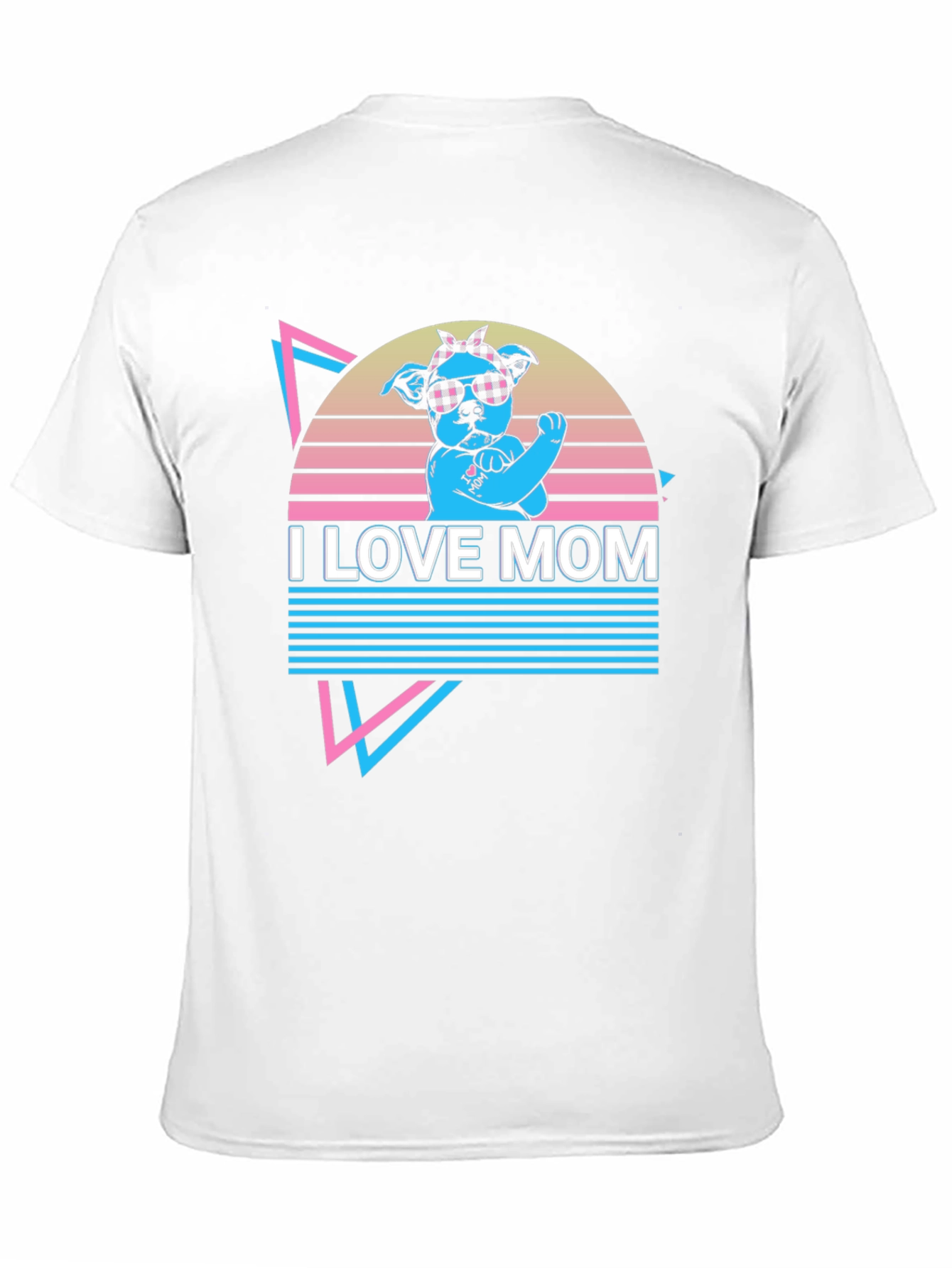 I Love Mom Graphic T-Shirt