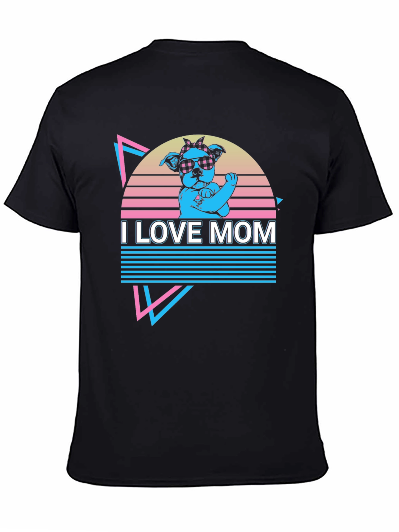 I Love Mom Graphic T-Shirt