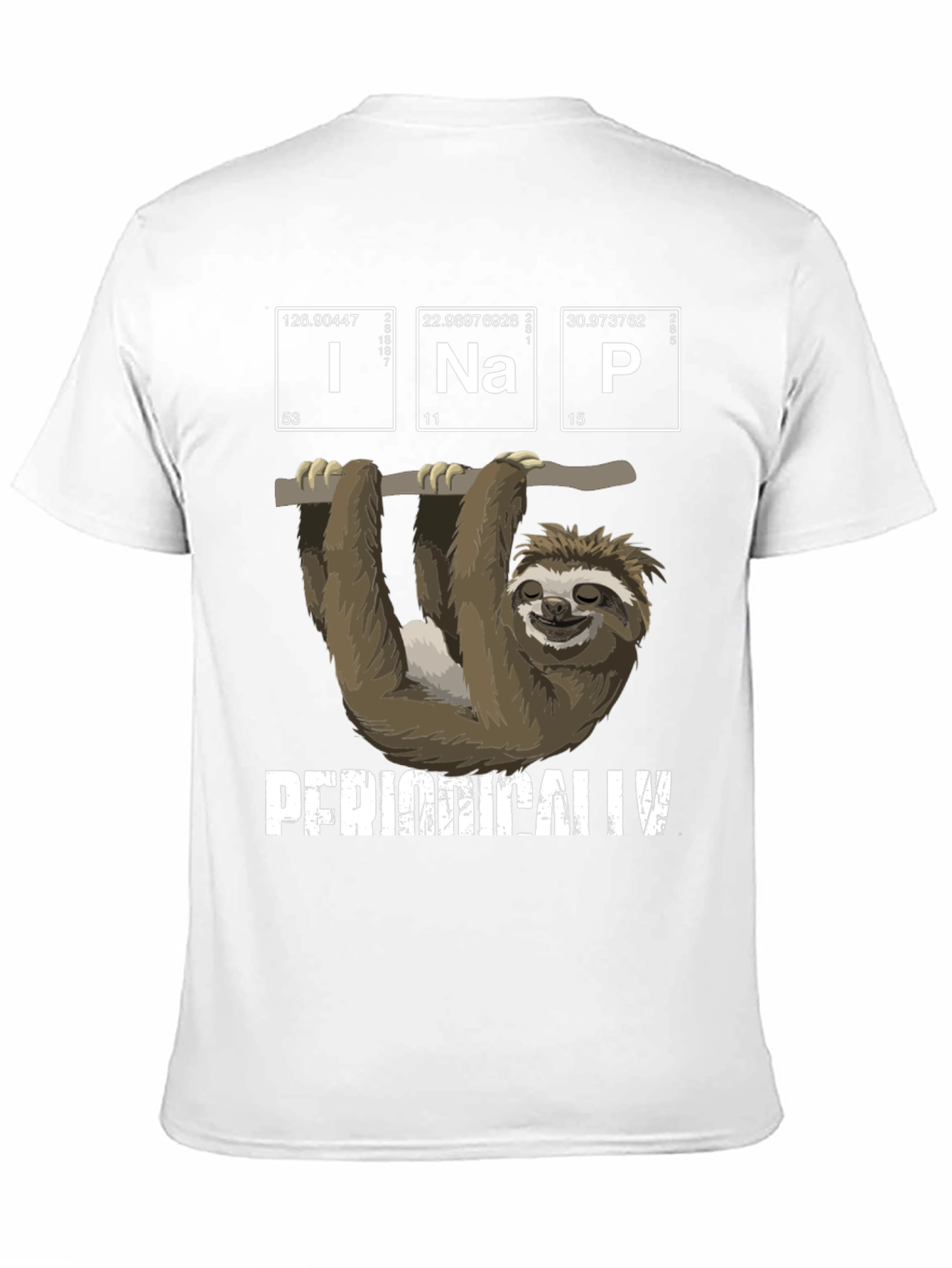 Sloth Periodic Table T-Shirt - Funny Science Tee