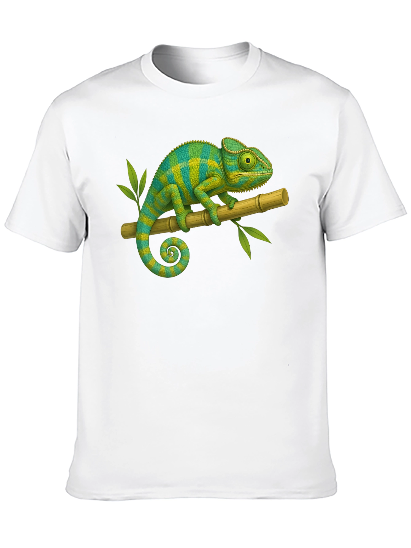 Chameleon Graphic Tee - Cool Reptile Design
