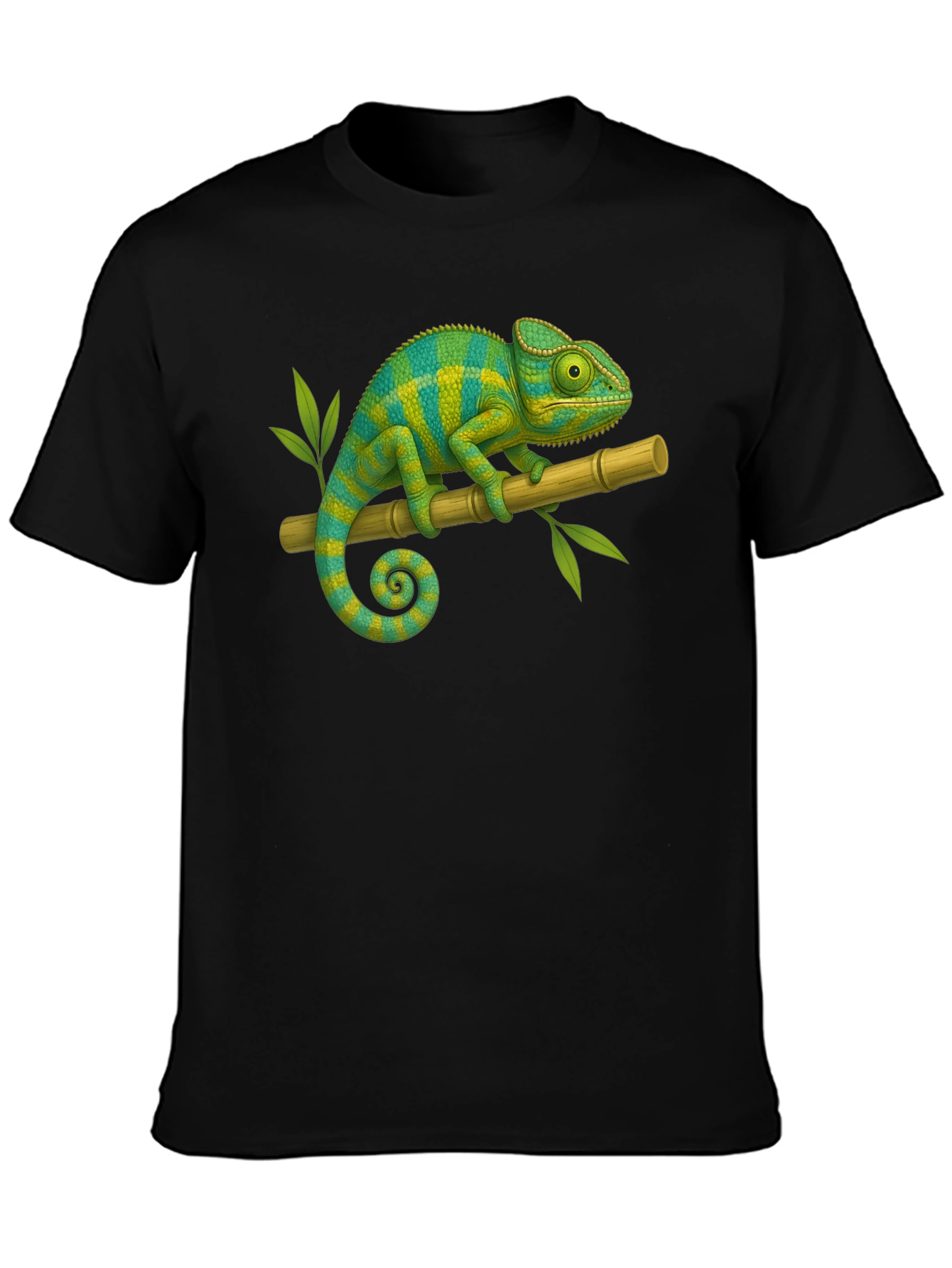 Chameleon Graphic Tee - Cool Reptile Design