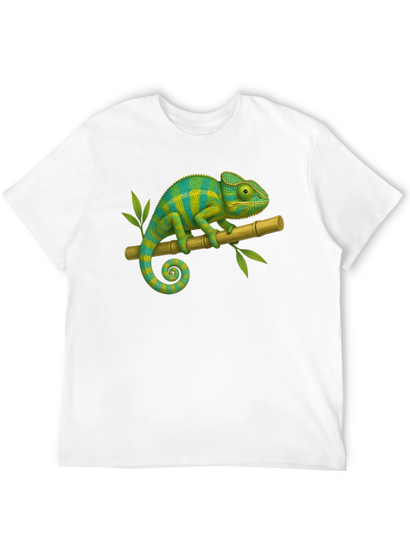 Chameleon Graphic Tee - Cool Reptile Design