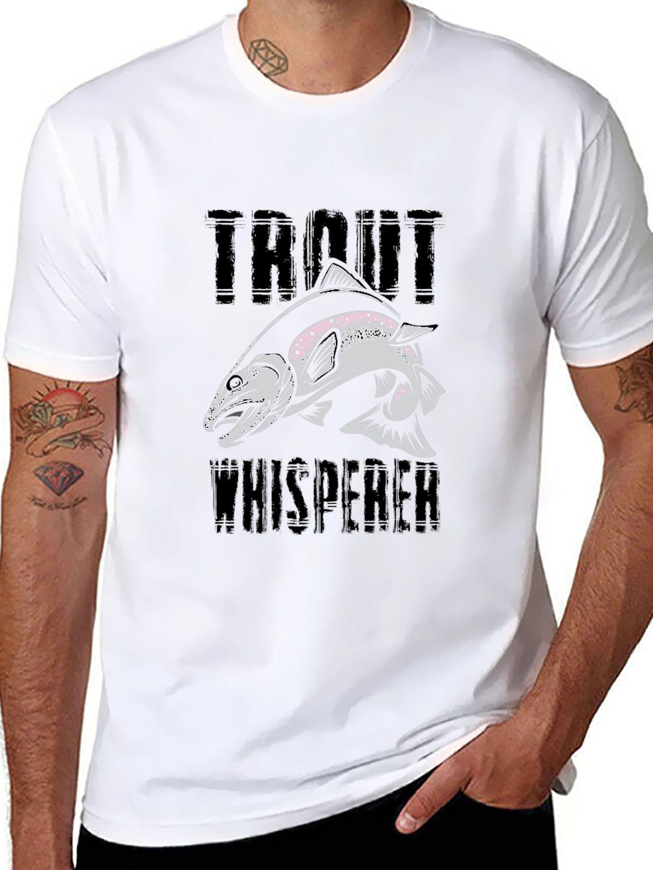 Trout Whisperer Graphic T-Shirt - Fishing Tee