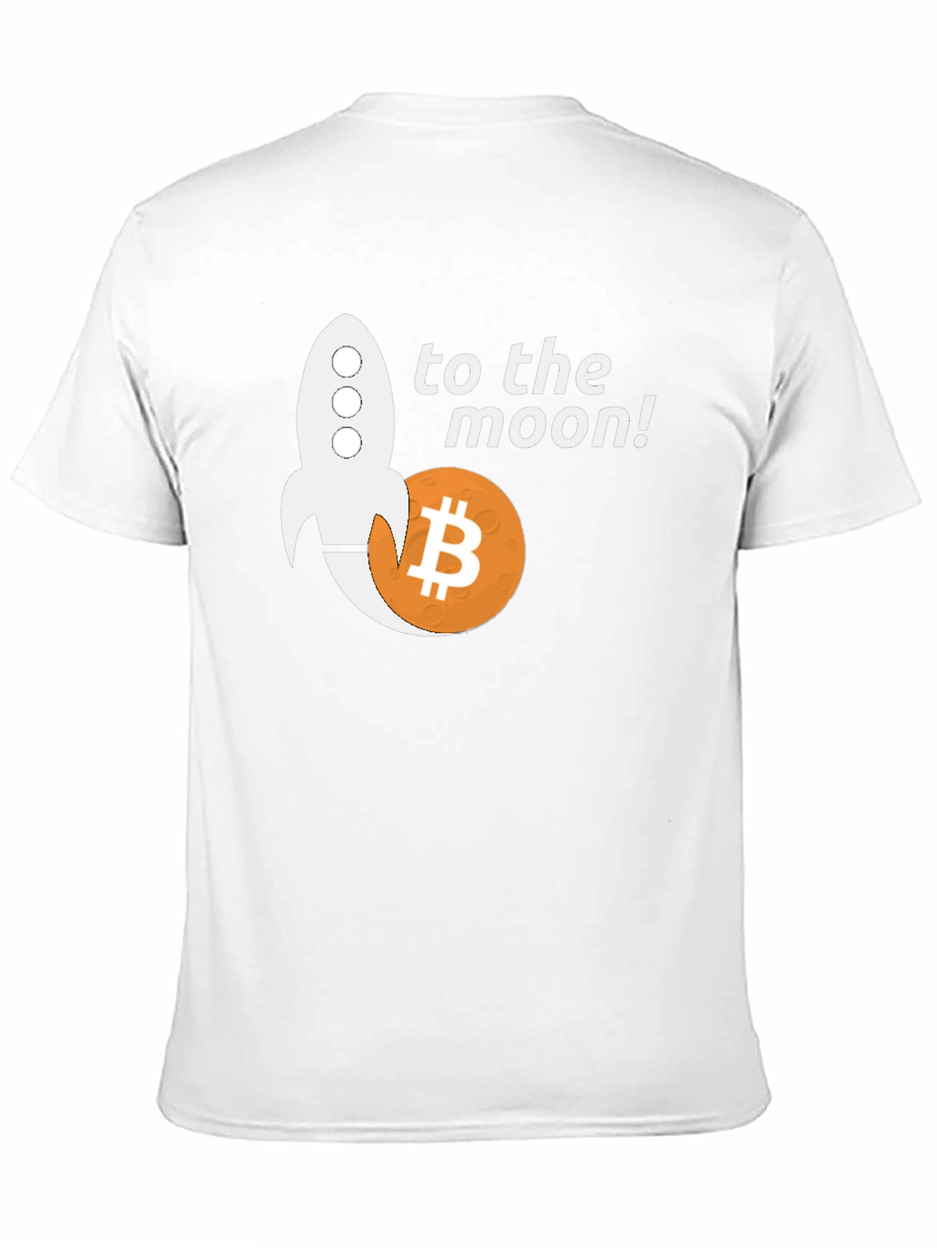 Bitcoin Rocket to the Moon T-Shirt