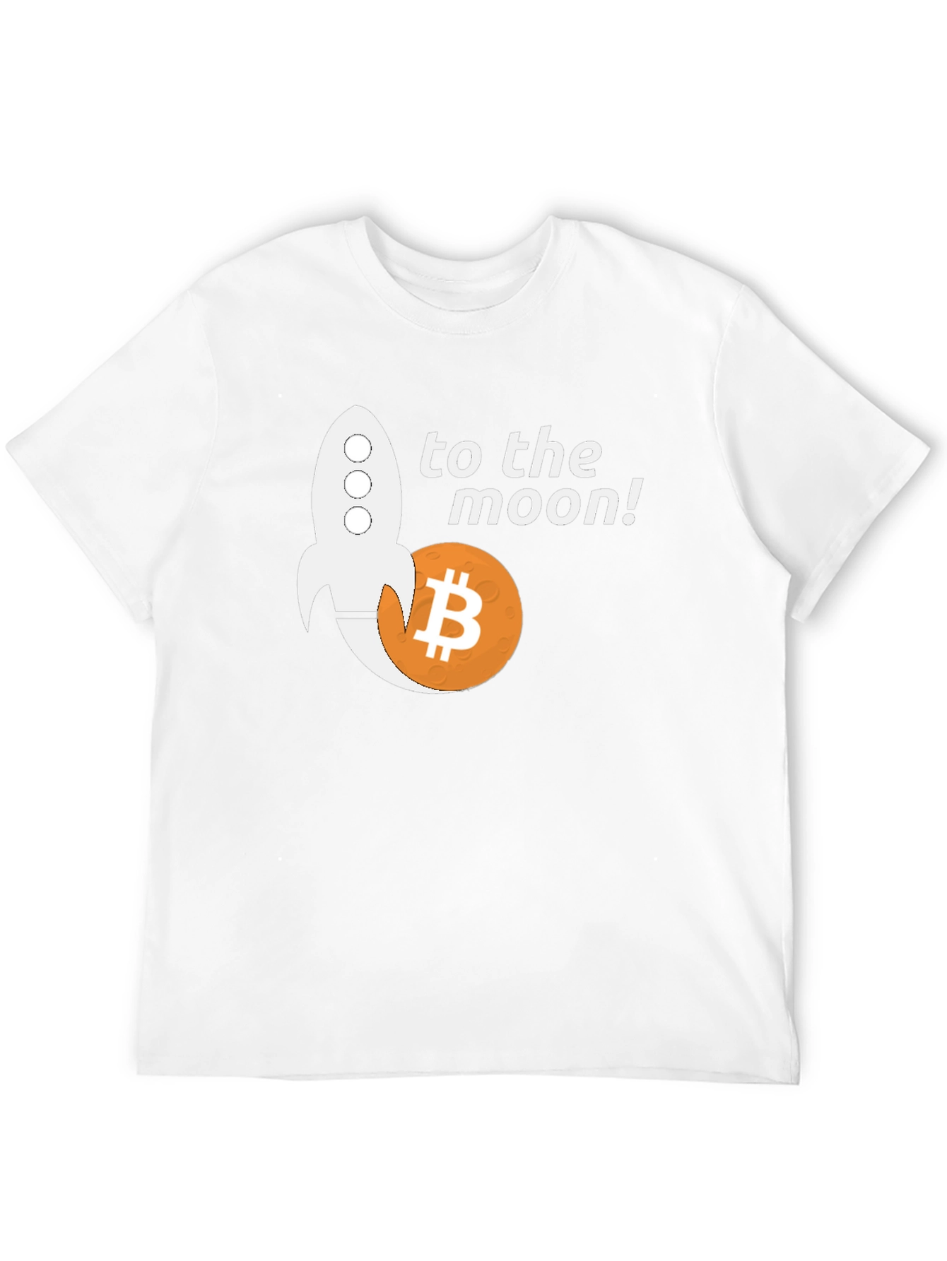 Bitcoin Rocket to the Moon T-Shirt