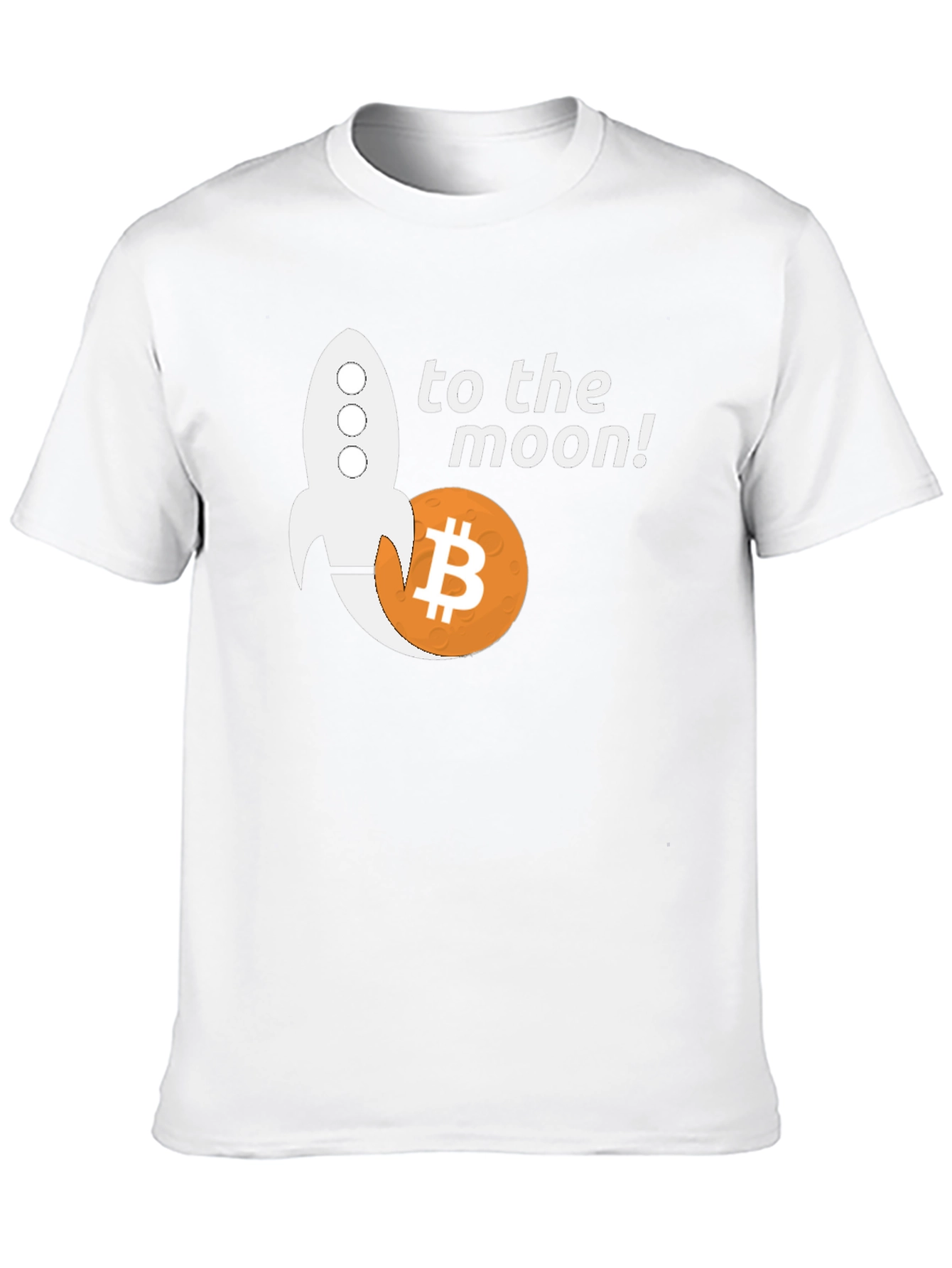 Bitcoin Rocket to the Moon T-Shirt