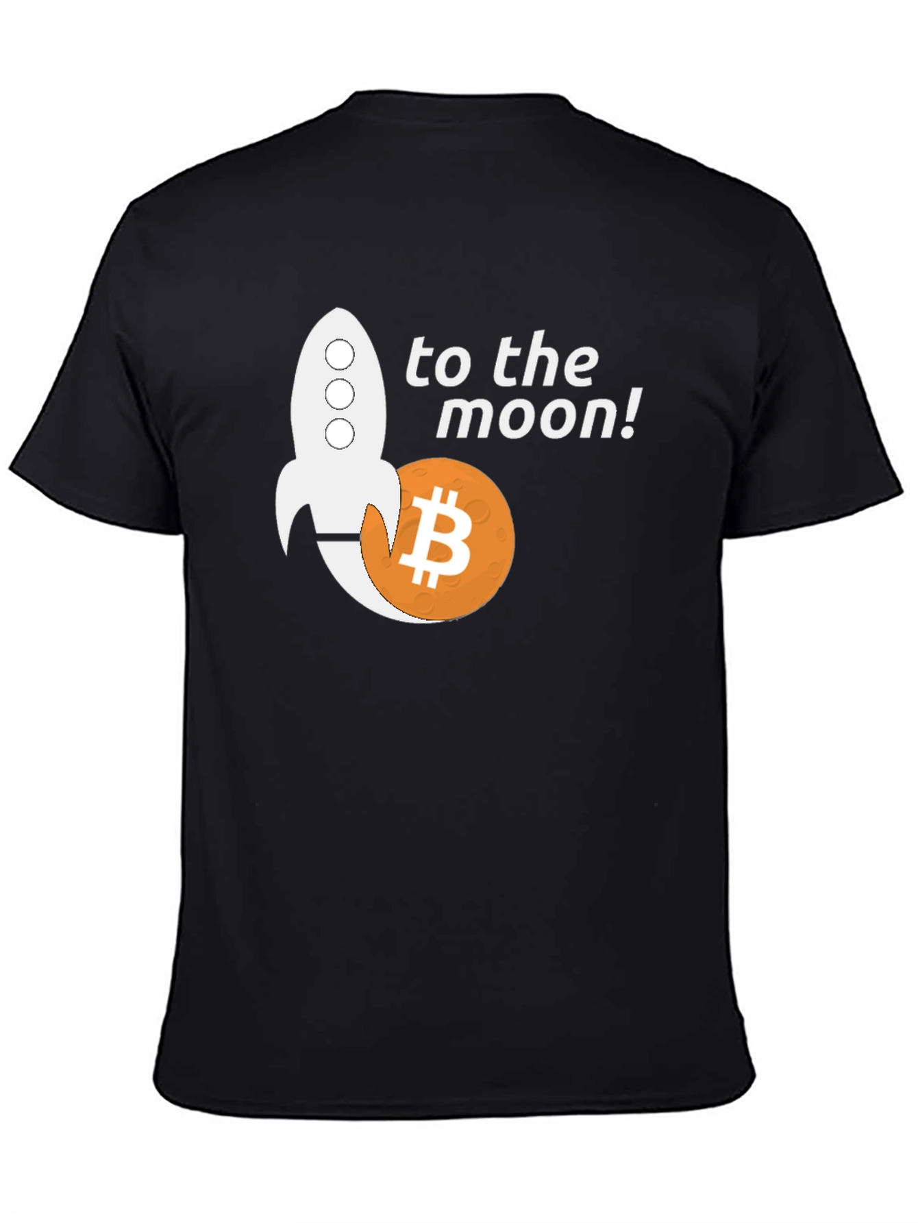 Bitcoin Rocket to the Moon T-Shirt