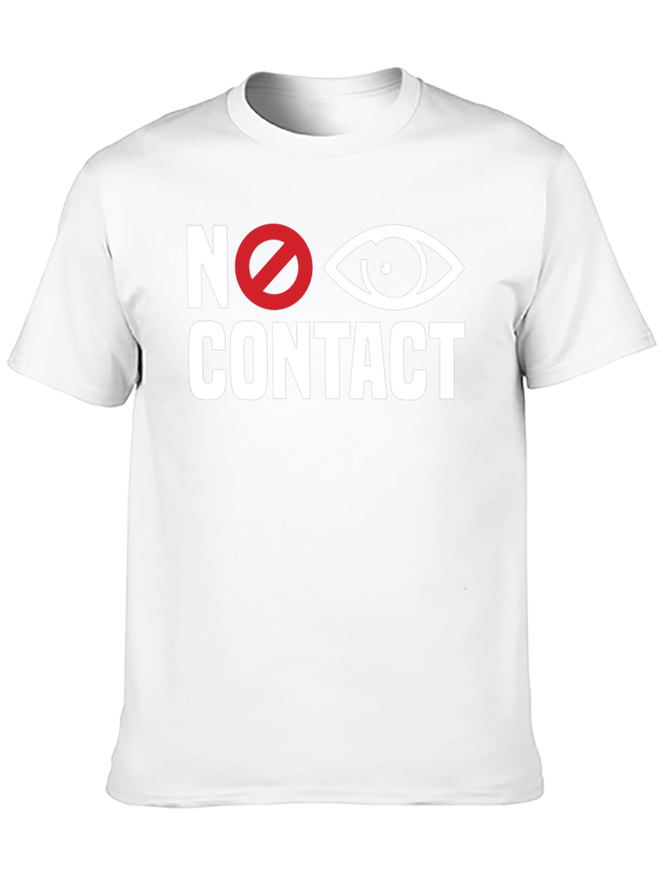 No Eye Contact Graphic Tee - Black T-Shirt