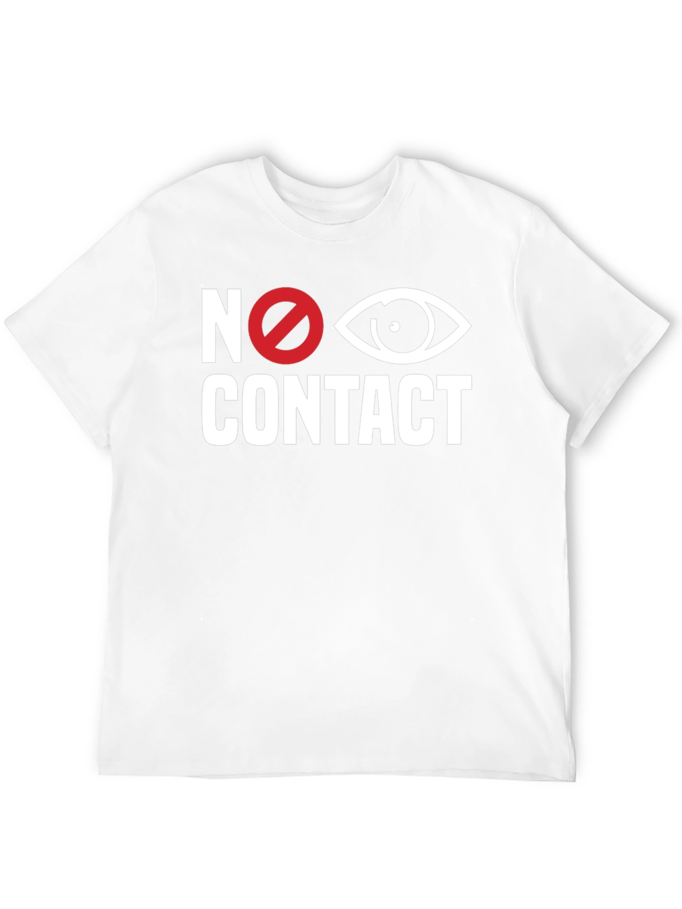 No Eye Contact Graphic Tee - Black T-Shirt