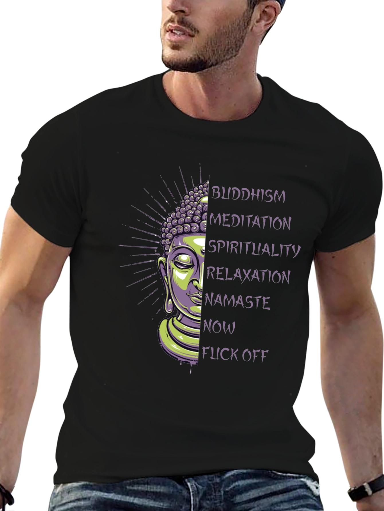 Buddha Meditation T-Shirt - Spiritual Zen Tee