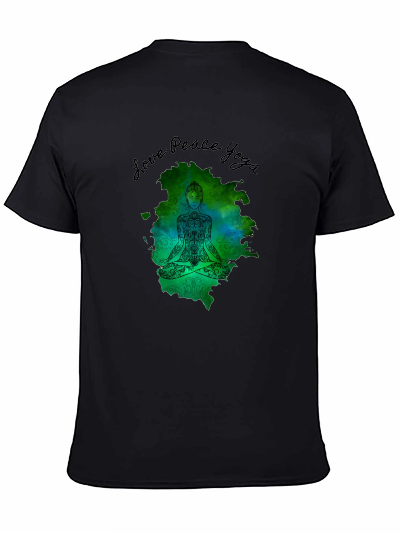 Love Peace Yoga Graphic T-Shirt