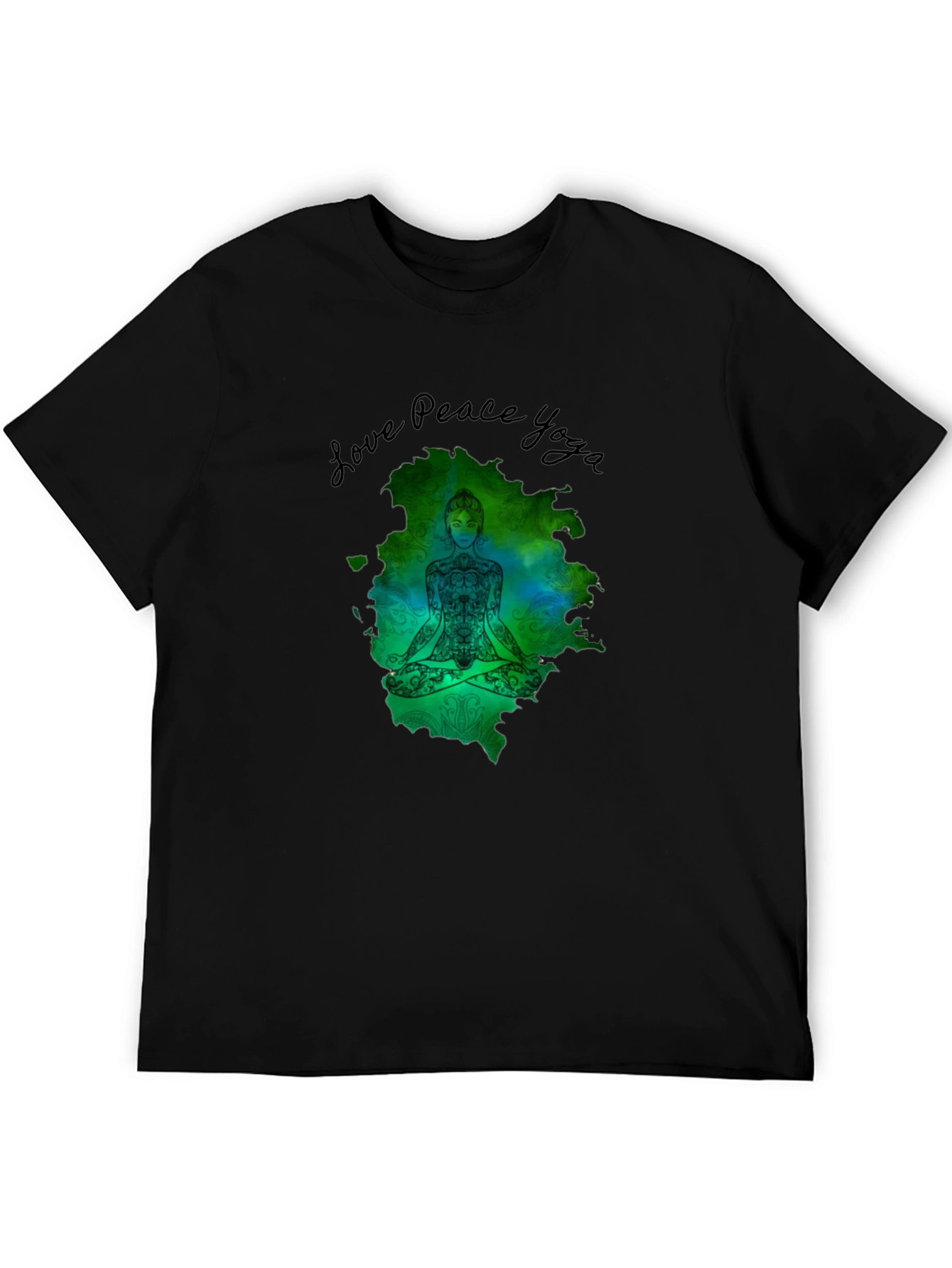 Love Peace Yoga Graphic T-Shirt