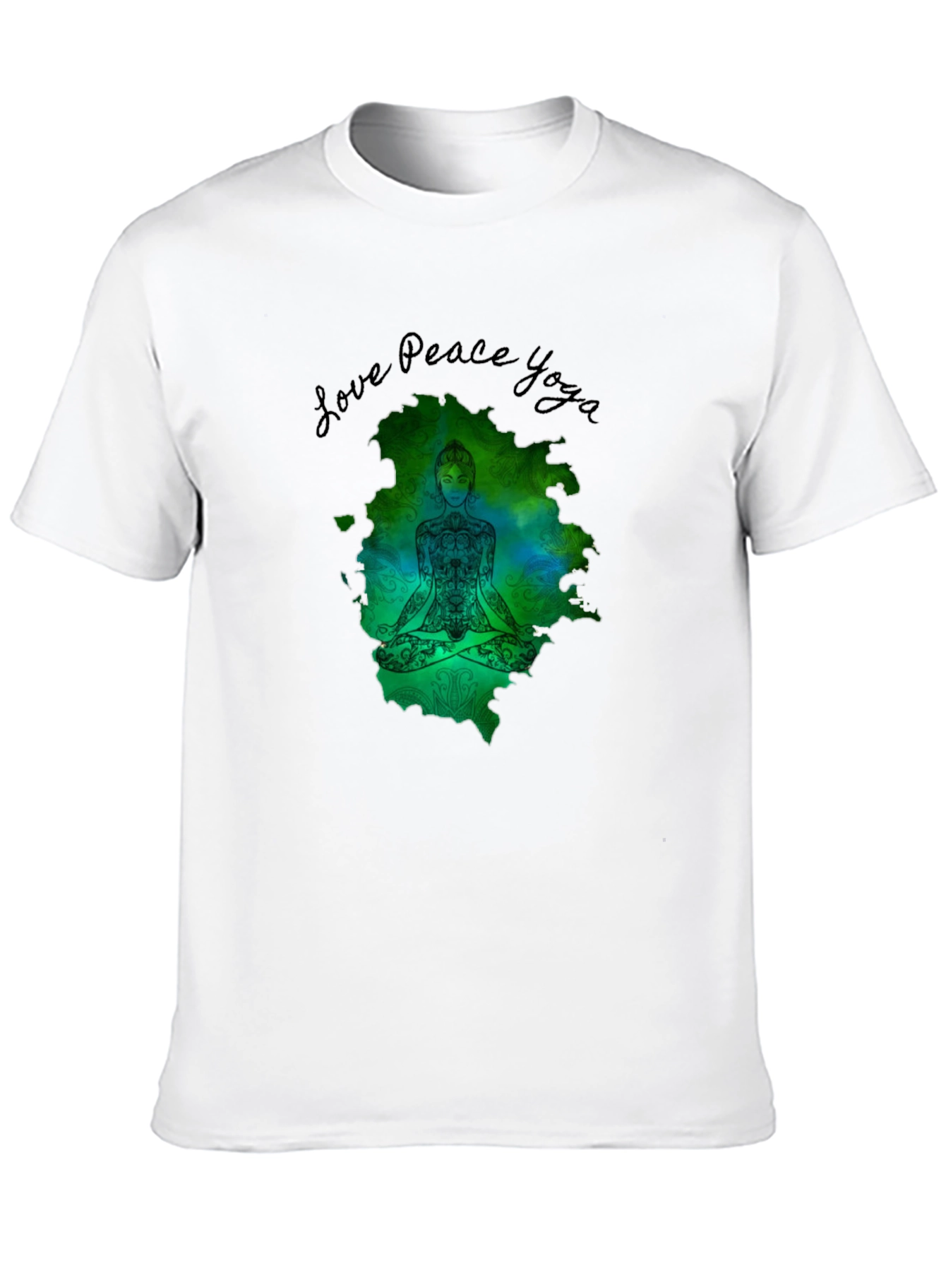 Love Peace Yoga Graphic T-Shirt