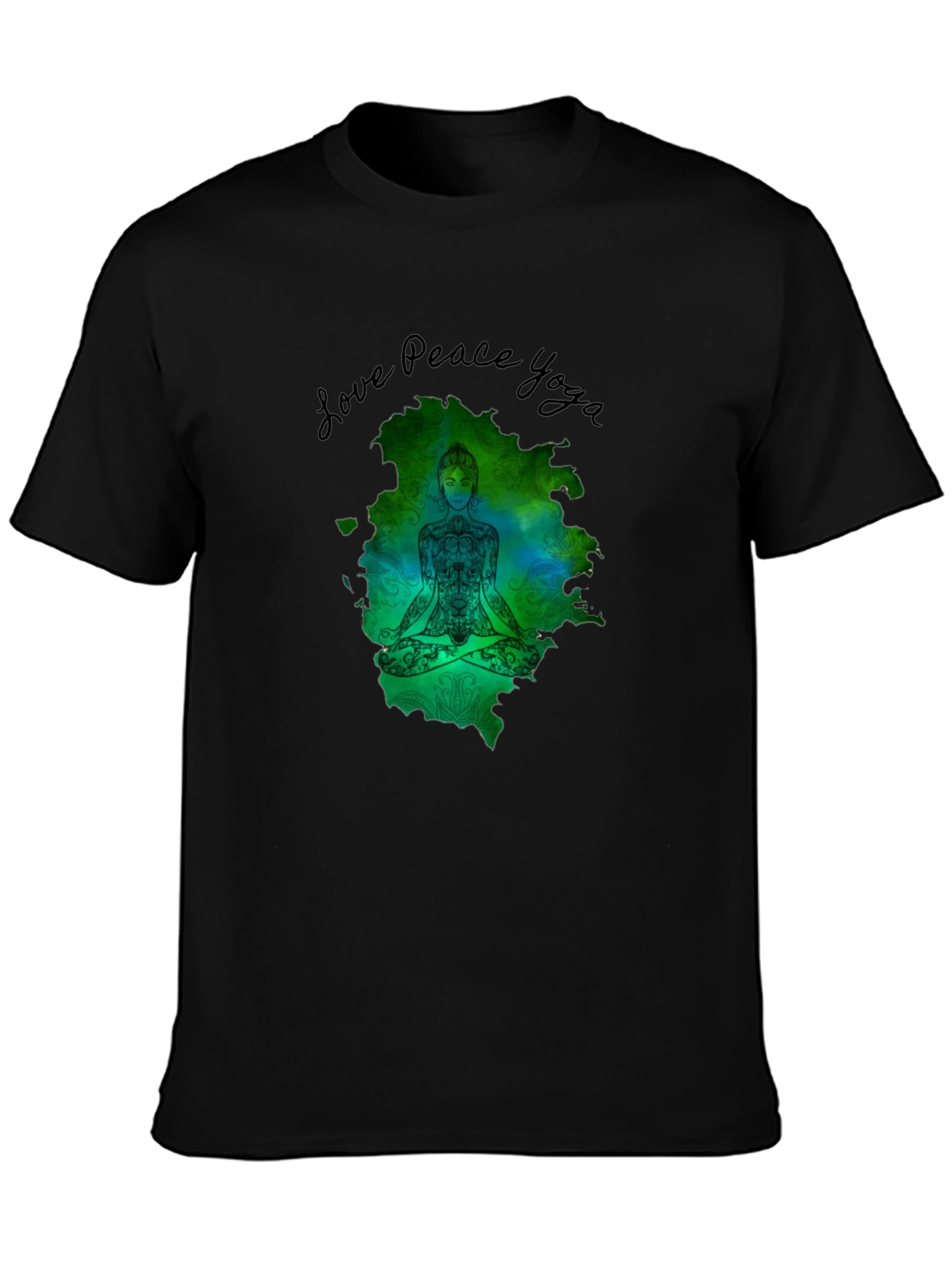 Love Peace Yoga Graphic T-Shirt