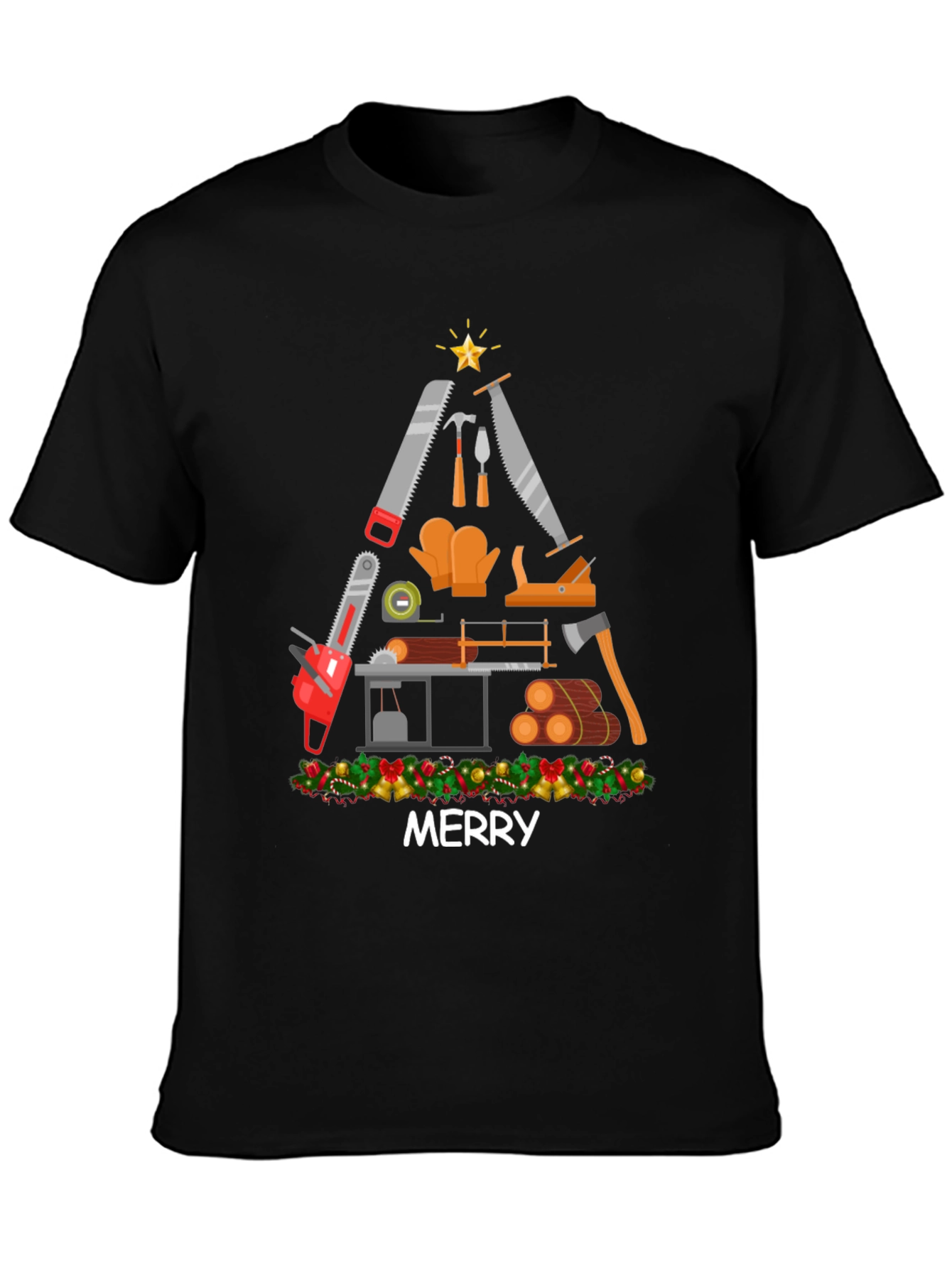 Merry Carpenter Christmas T-Shirt