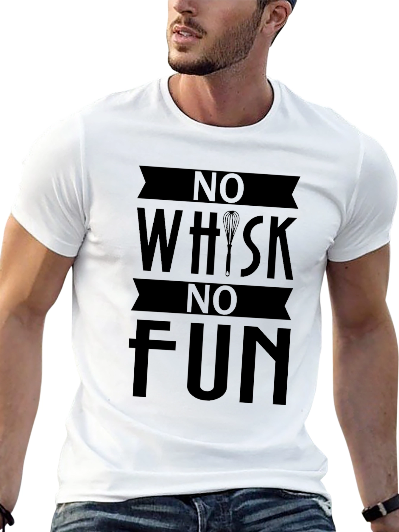 No Whisk No Fun Graphic T-Shirt
