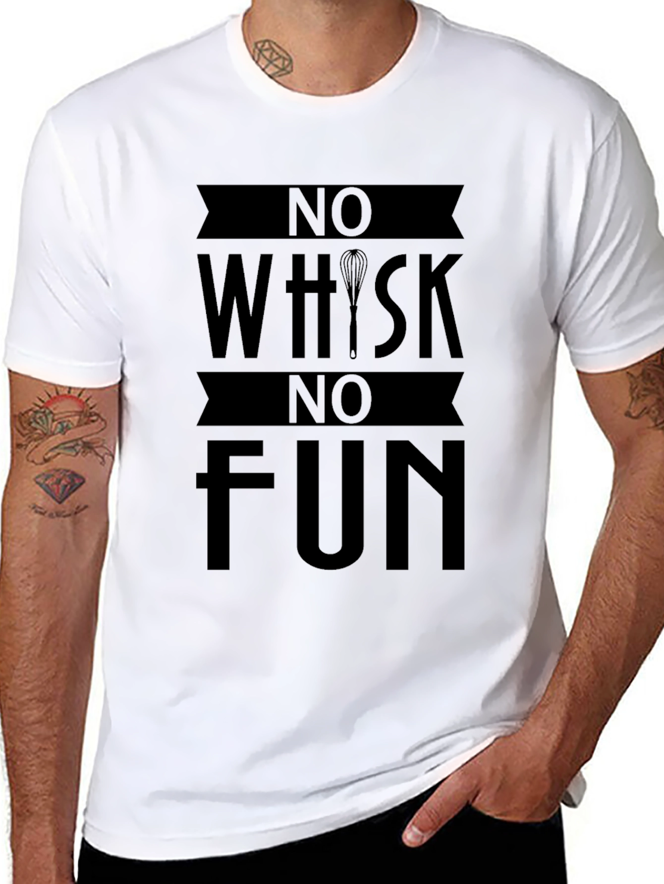 No Whisk No Fun Graphic T-Shirt