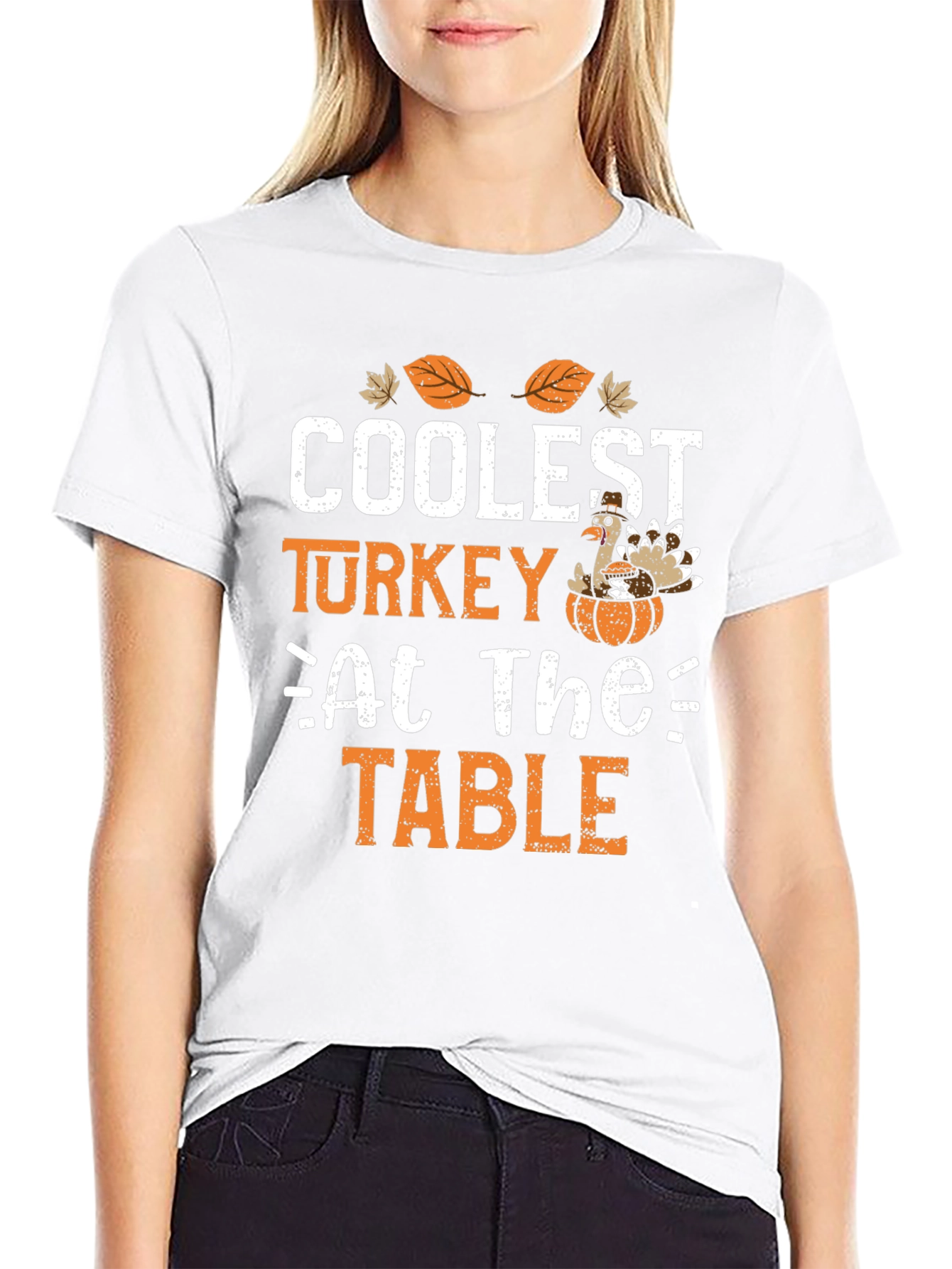 Coolest Turkey at The Table T-Shirt - Thanksgiving Tee