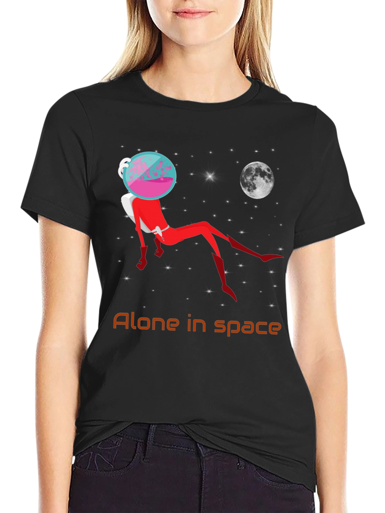 Alone in Space T-Shirt - Unisex Graphic Tee