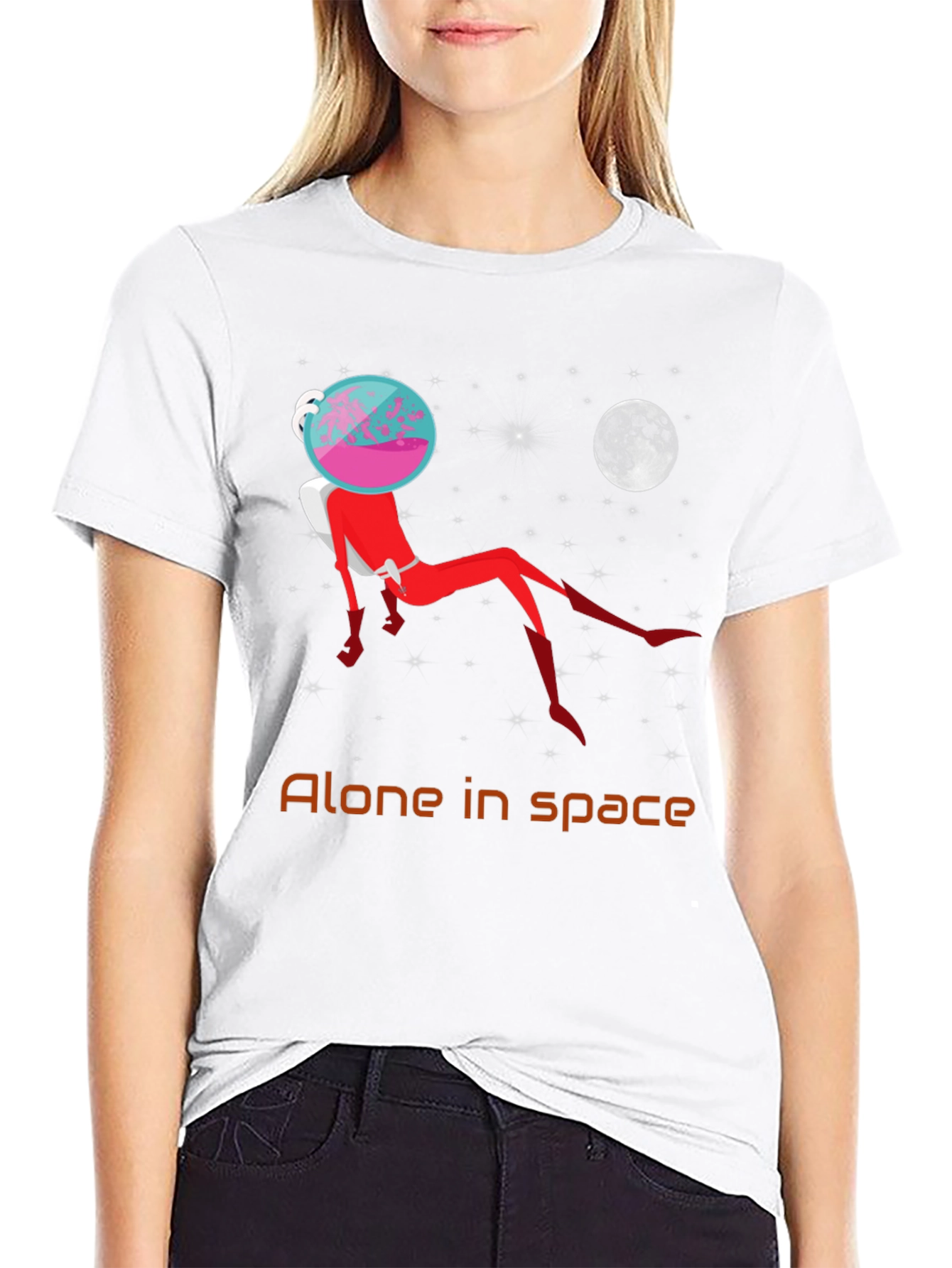Alone in Space T-Shirt - Unisex Graphic Tee