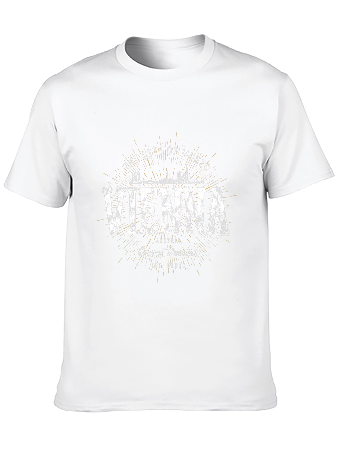 Vienna City of Music Black T-Shirt
