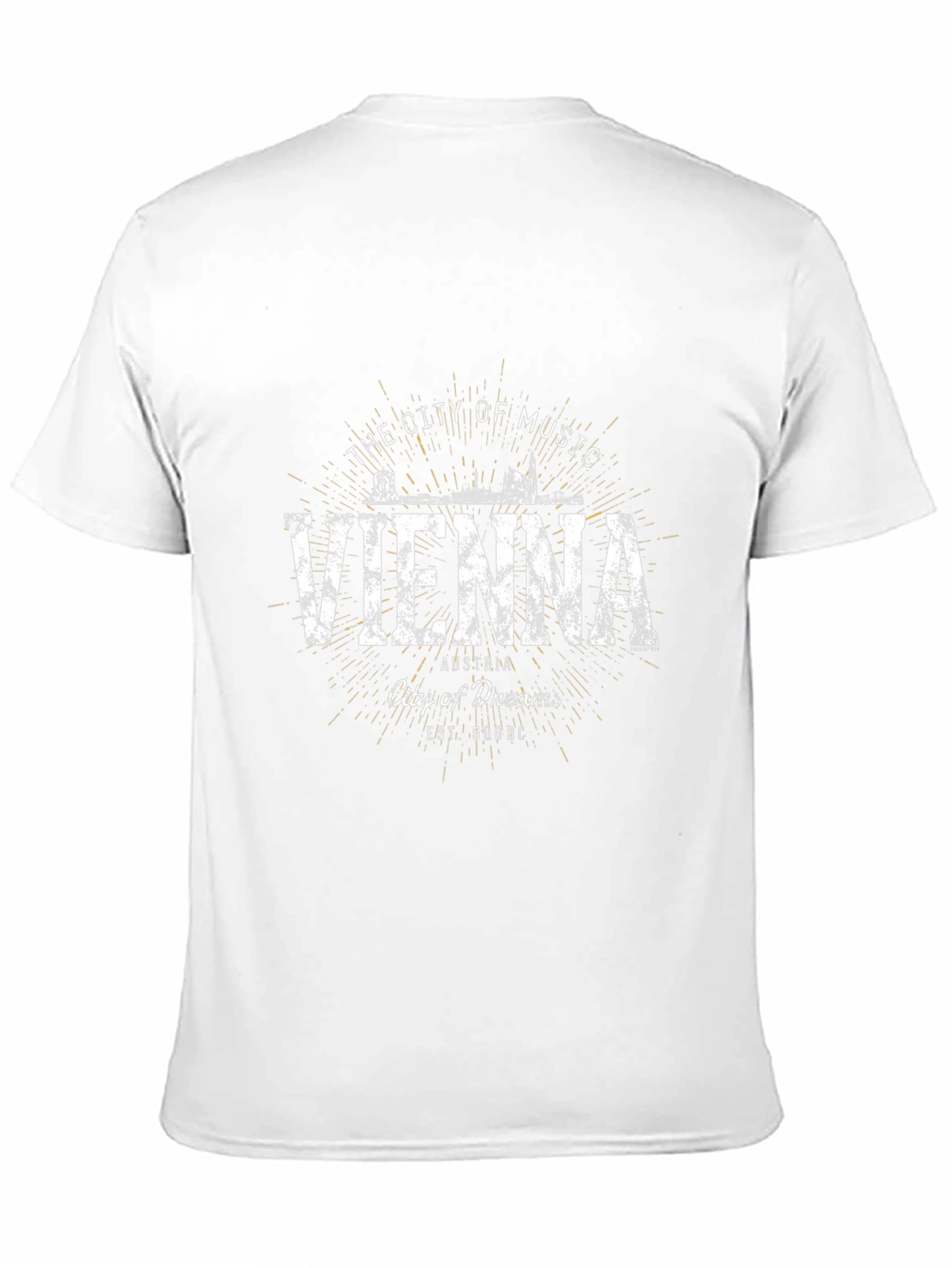 Vienna City of Music Black T-Shirt