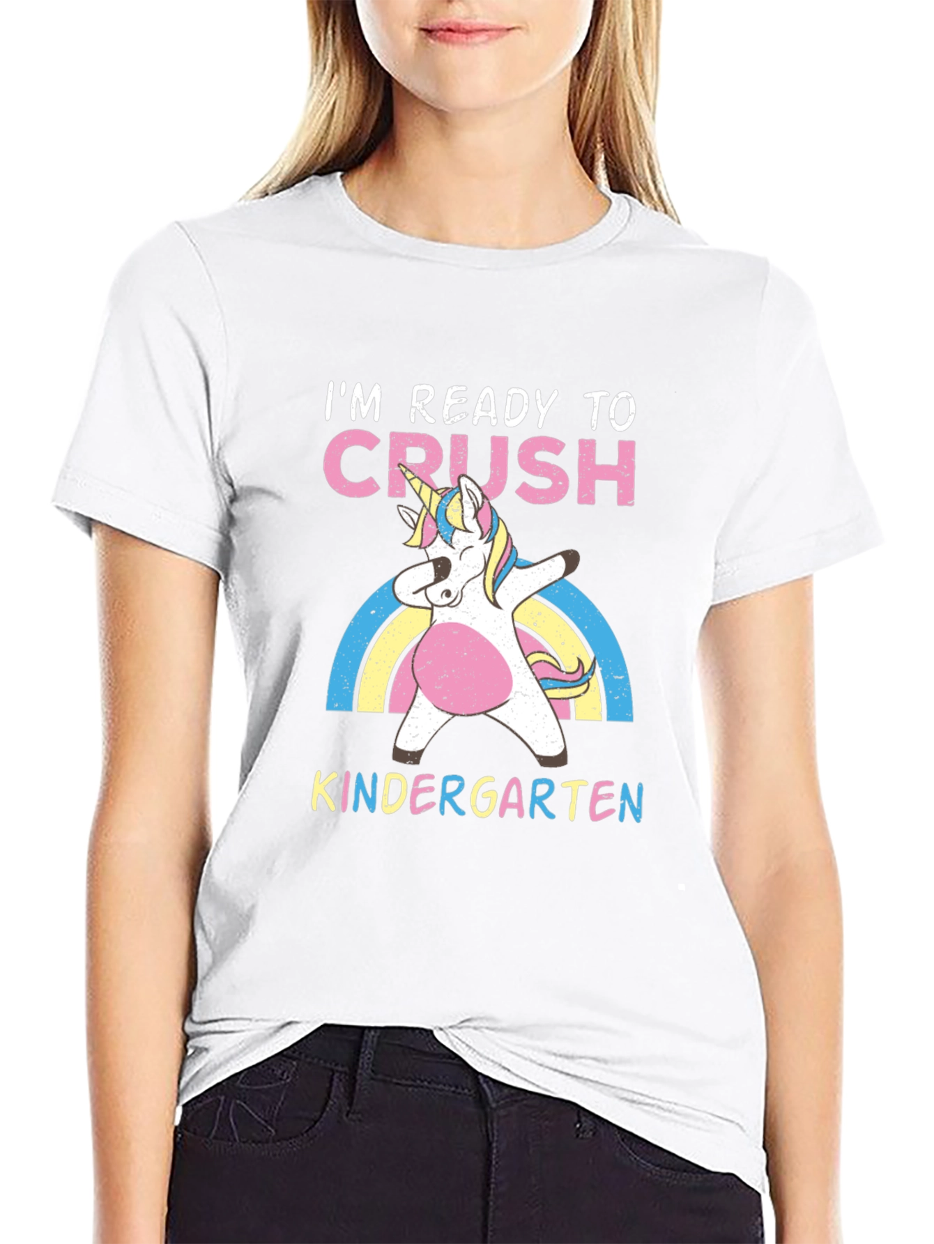 Ready to Crush Kindergarten Unicorn T-Shirt