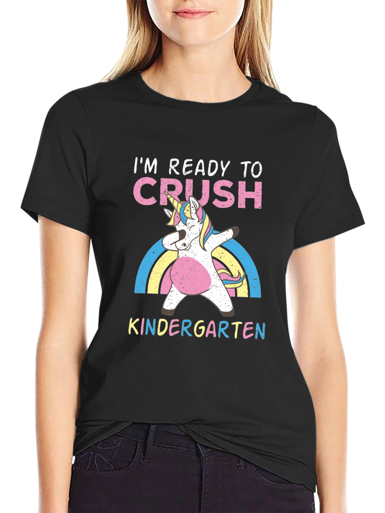 Ready to Crush Kindergarten Unicorn T-Shirt