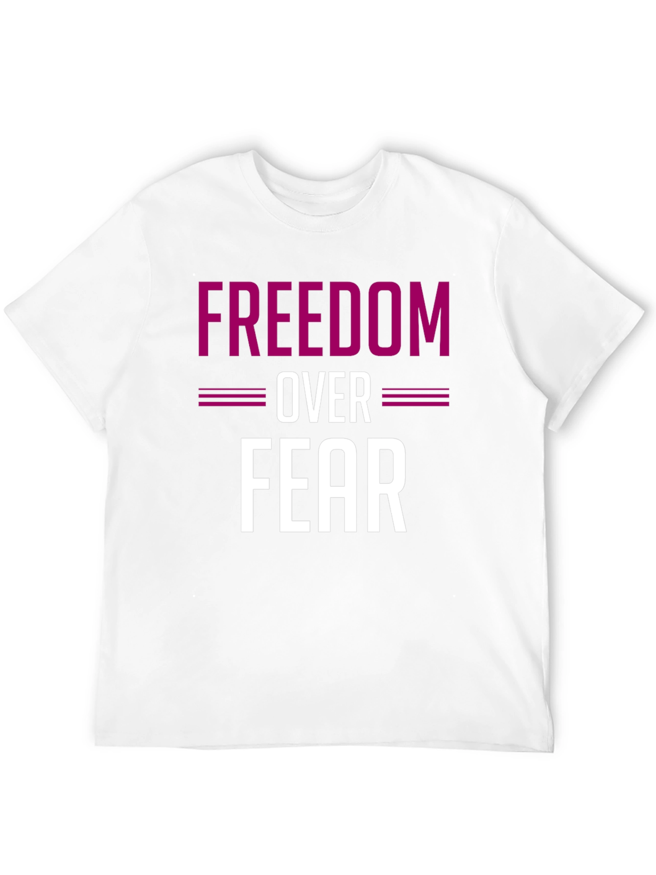 Freedom Over Fear Graphic Tee - Black