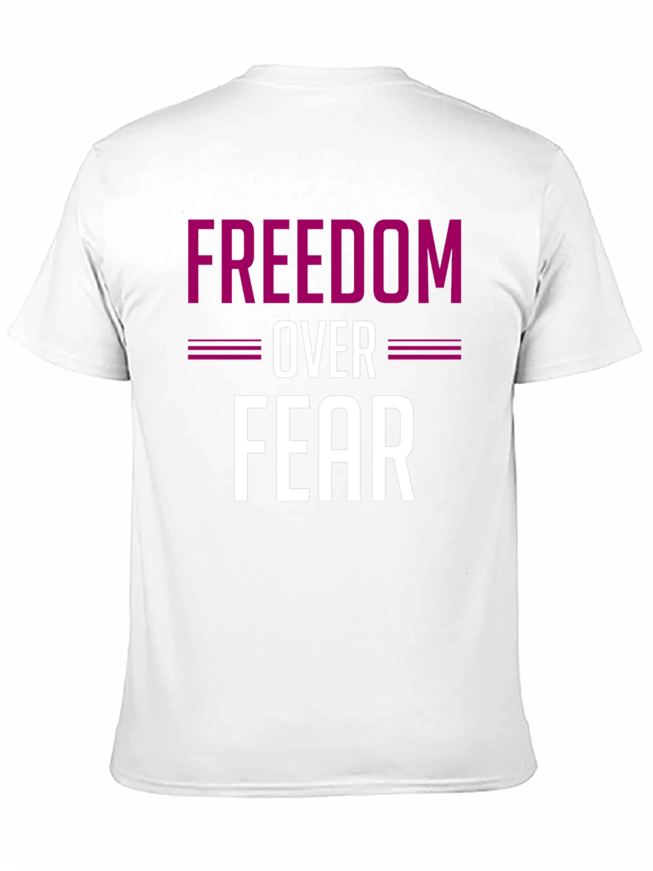 Freedom Over Fear Graphic Tee - Black