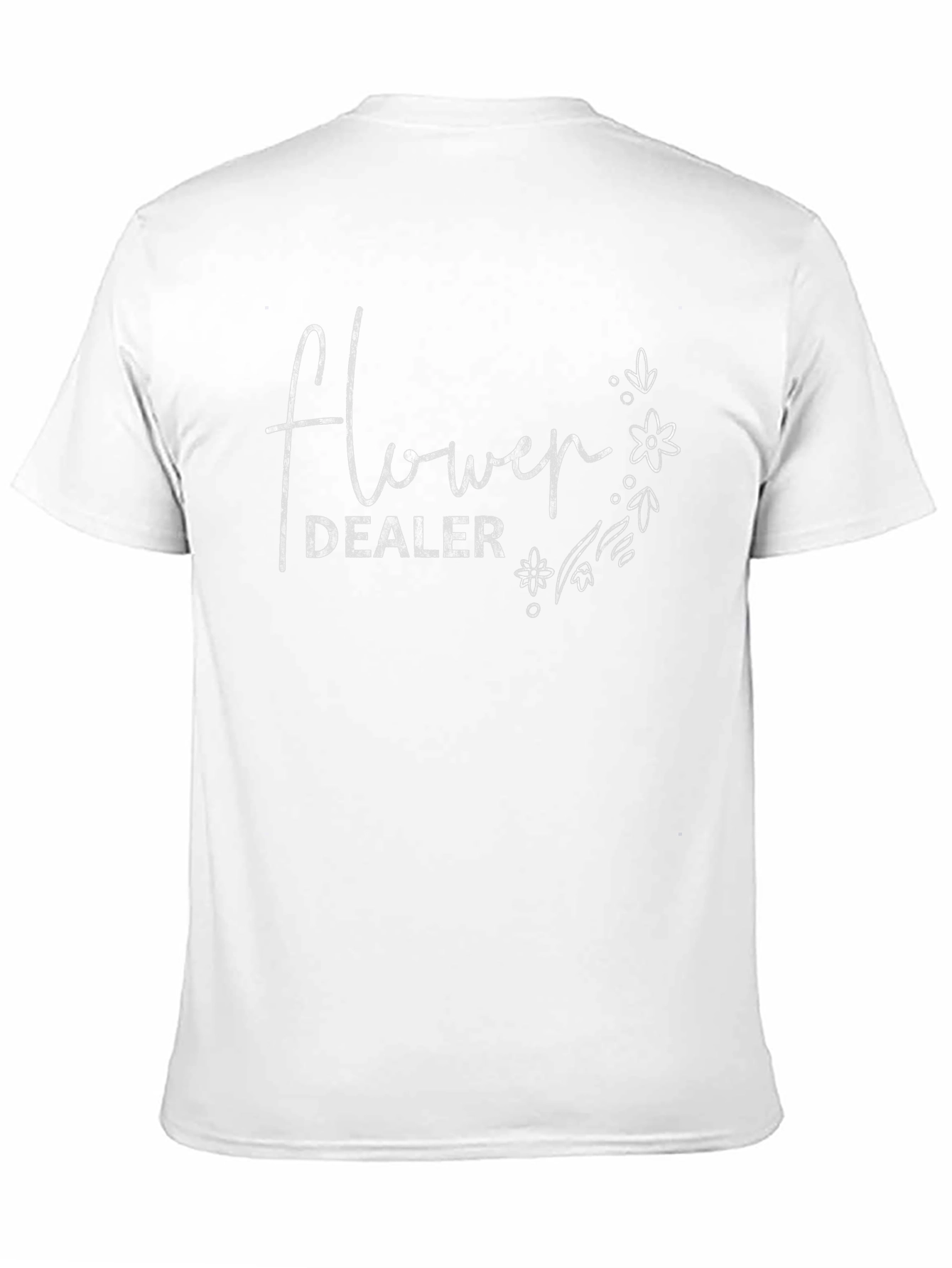 Flower Dealer Graphic T-Shirt - Floral Design Tee