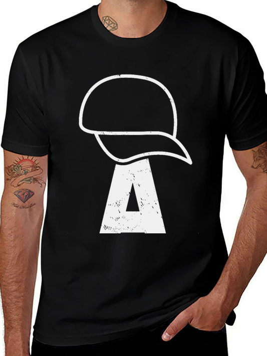 Abstract Graphic Print Tee - Casual Style