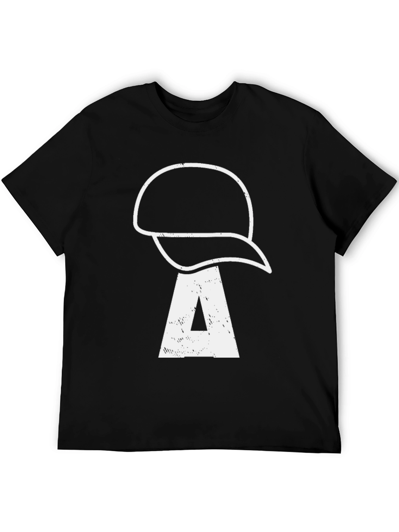 Abstract Graphic Print Tee - Casual Style