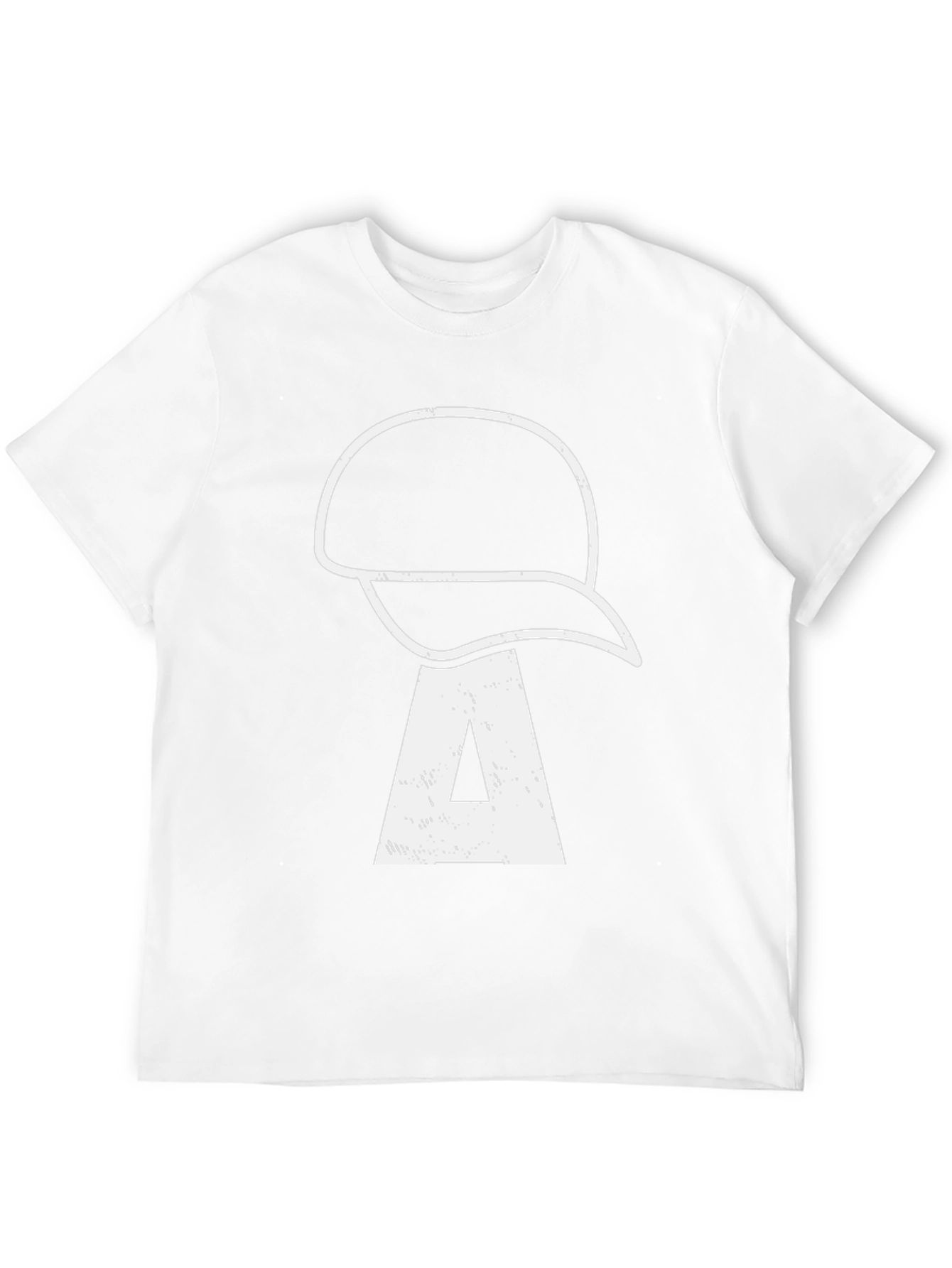 Abstract Graphic Print Tee - Casual Style