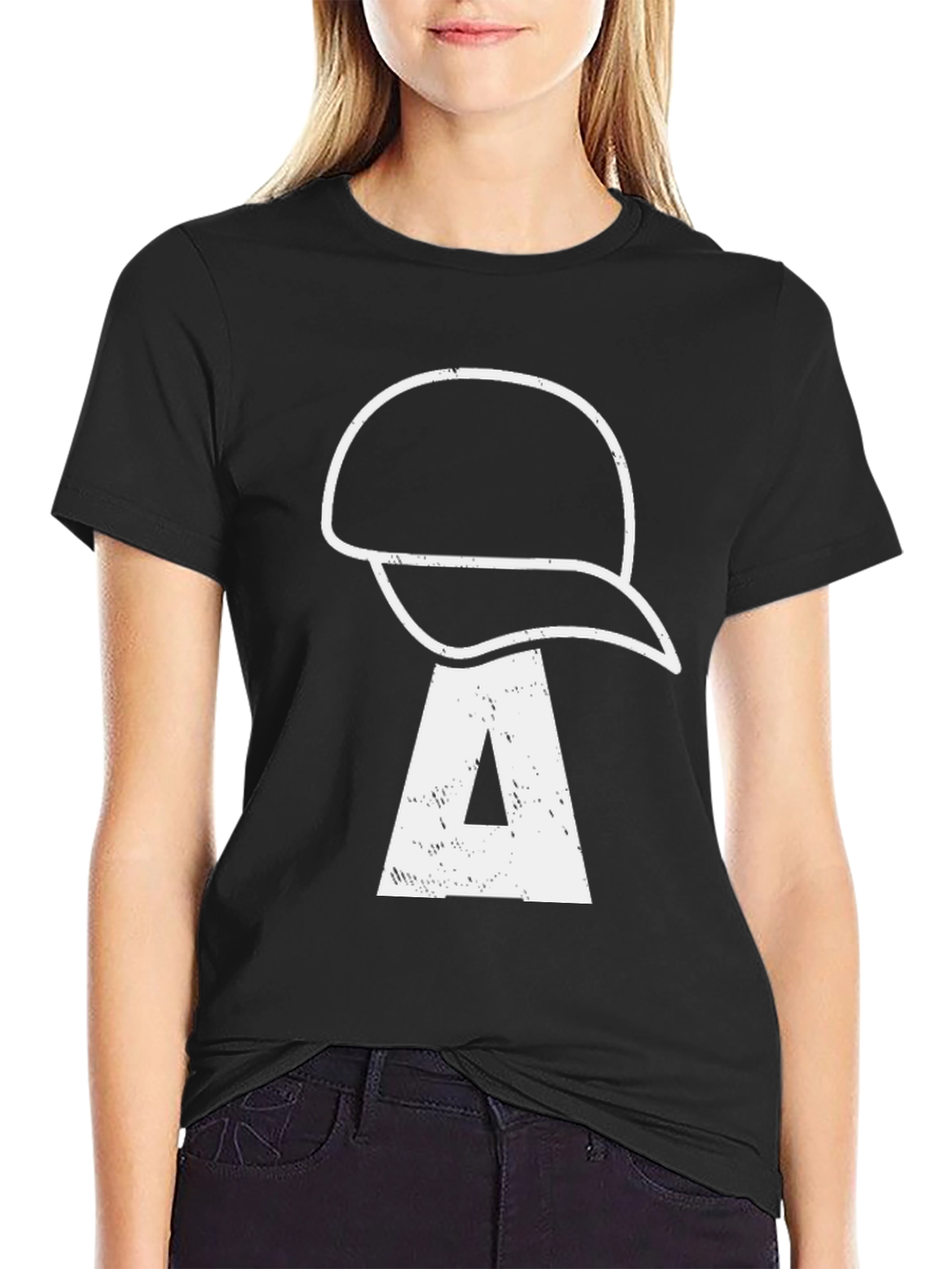 Abstract Graphic Print Tee - Casual Style