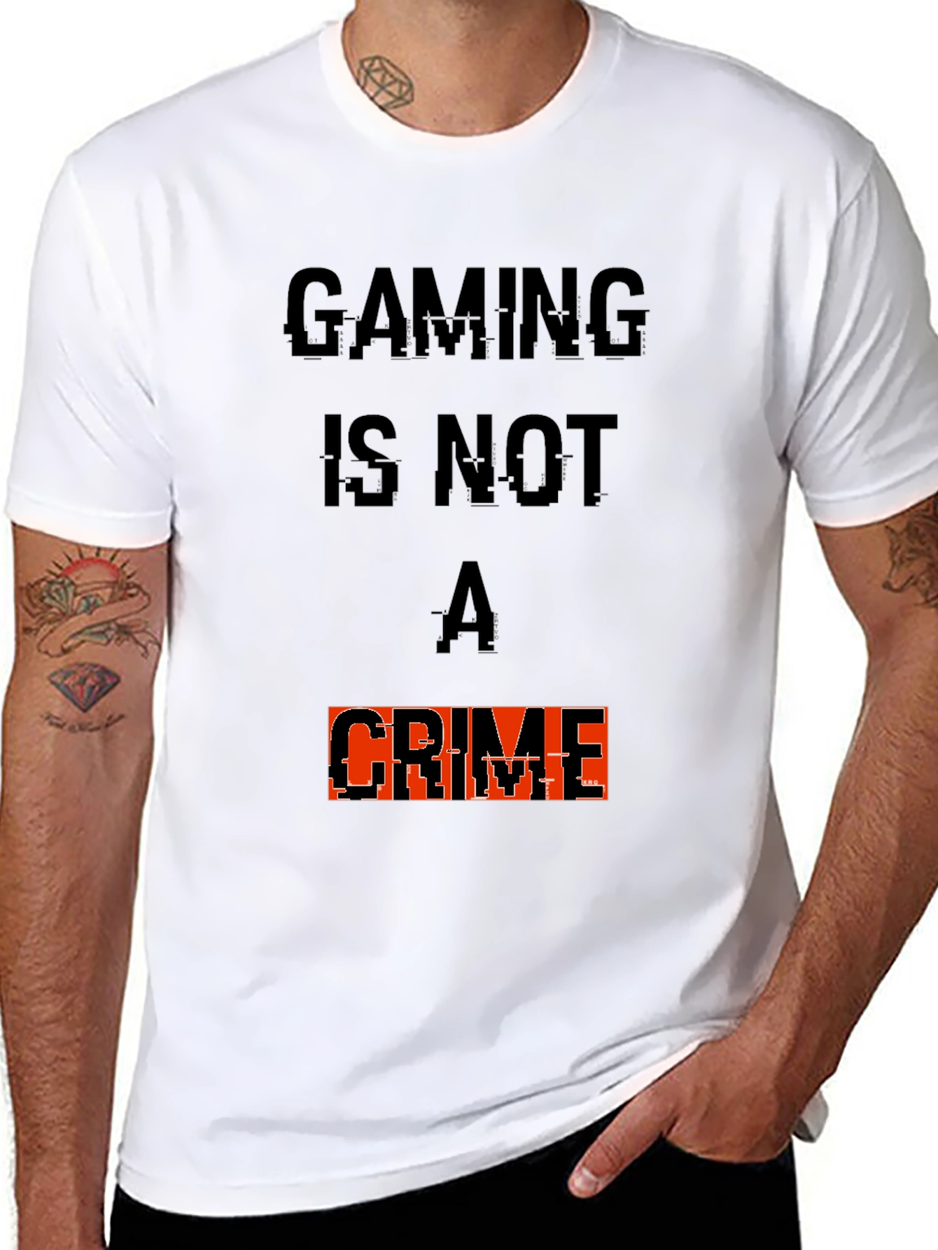 Gaming Is Not A Crime T-Shirt