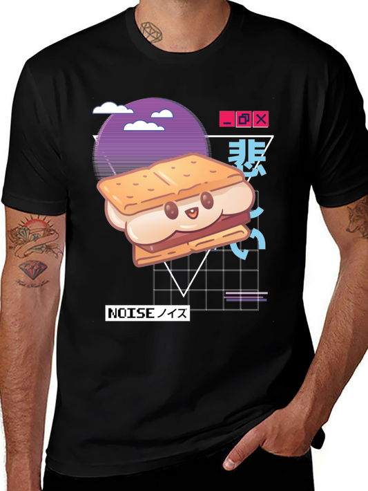 Kawaii Smore T-Shirt - Retro Japanese Vaporwave Style Tee