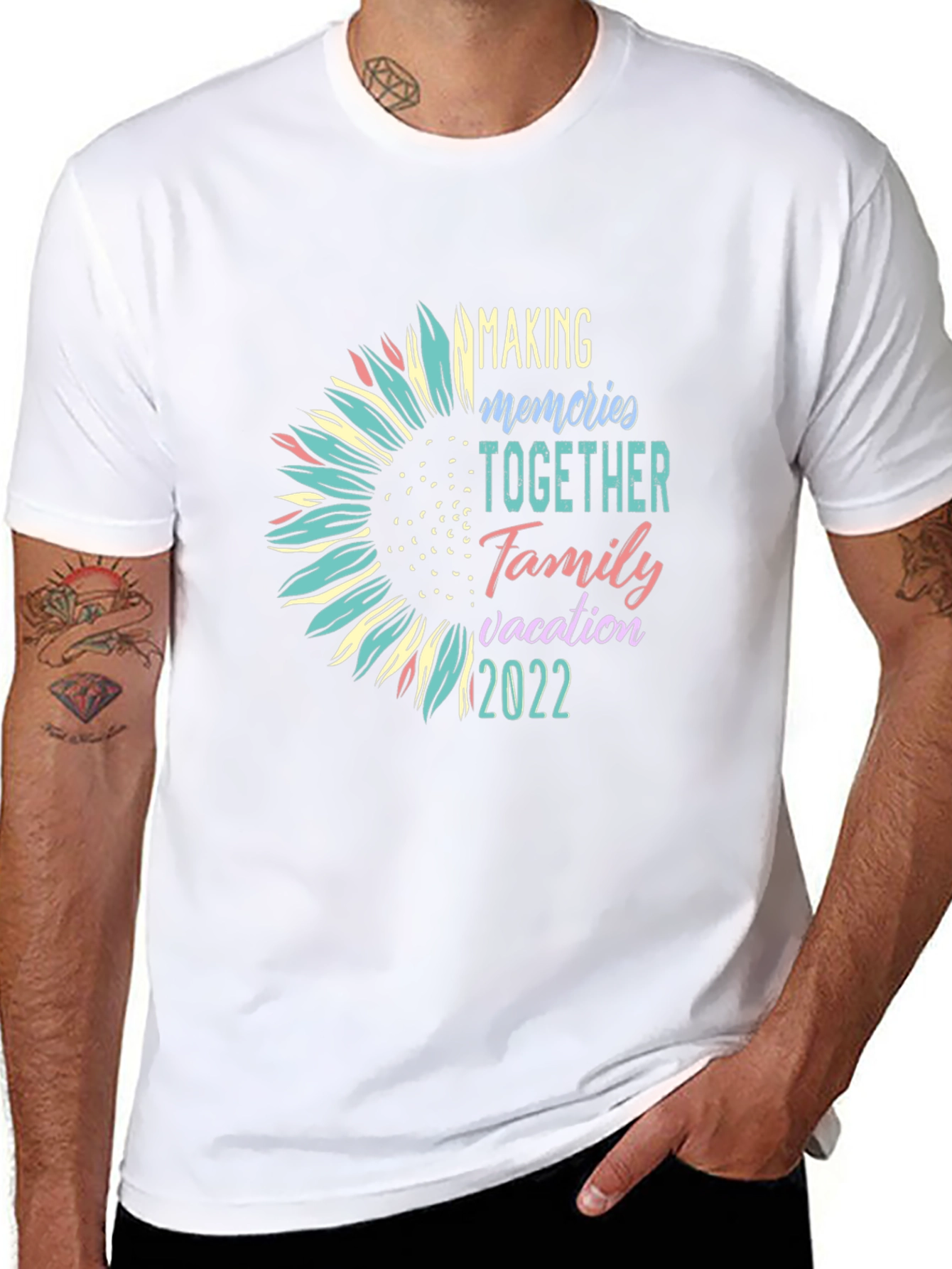 Family Vacation 2022 Sunflower T-Shirt
