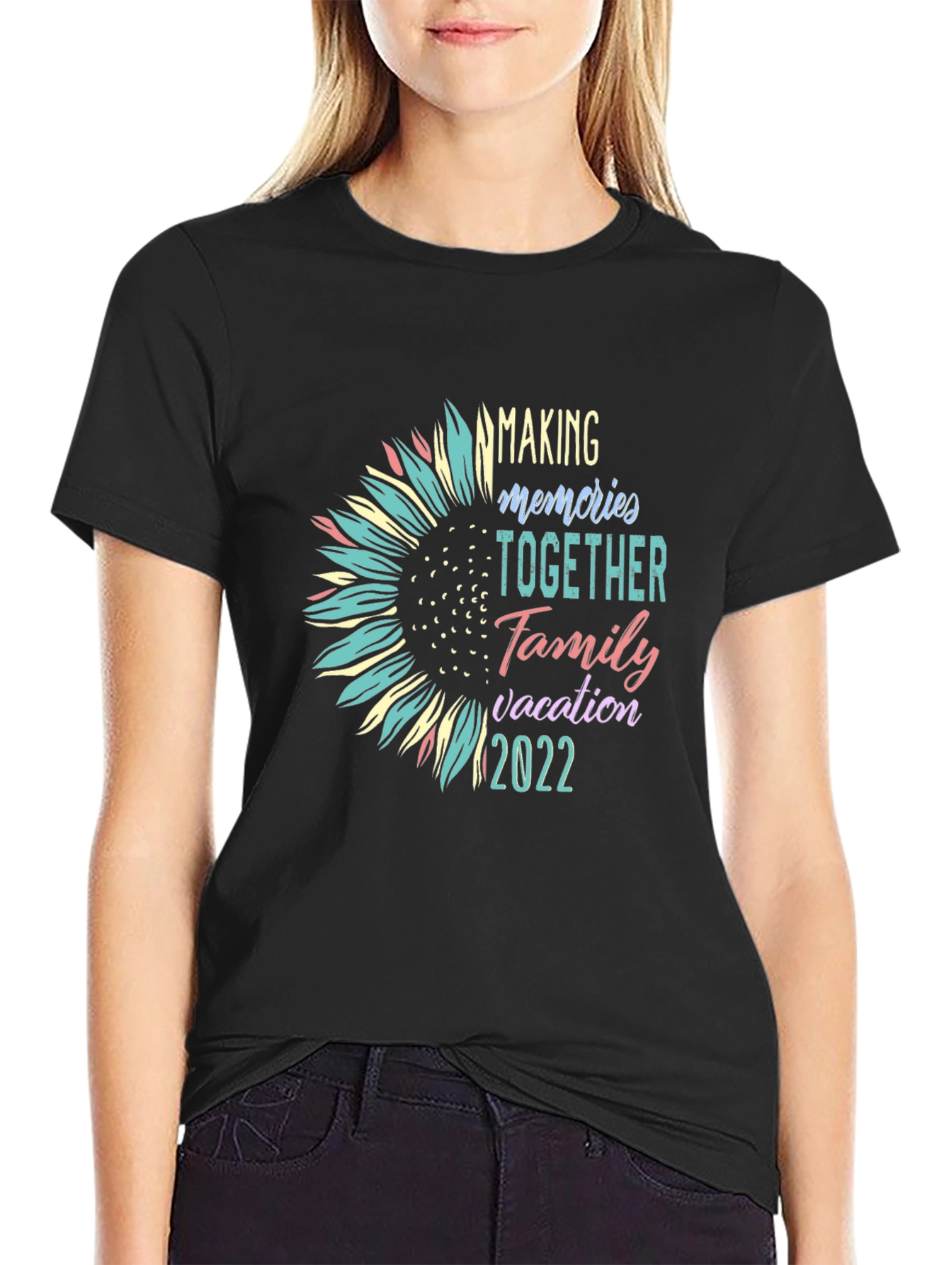 Family Vacation 2022 Sunflower T-Shirt