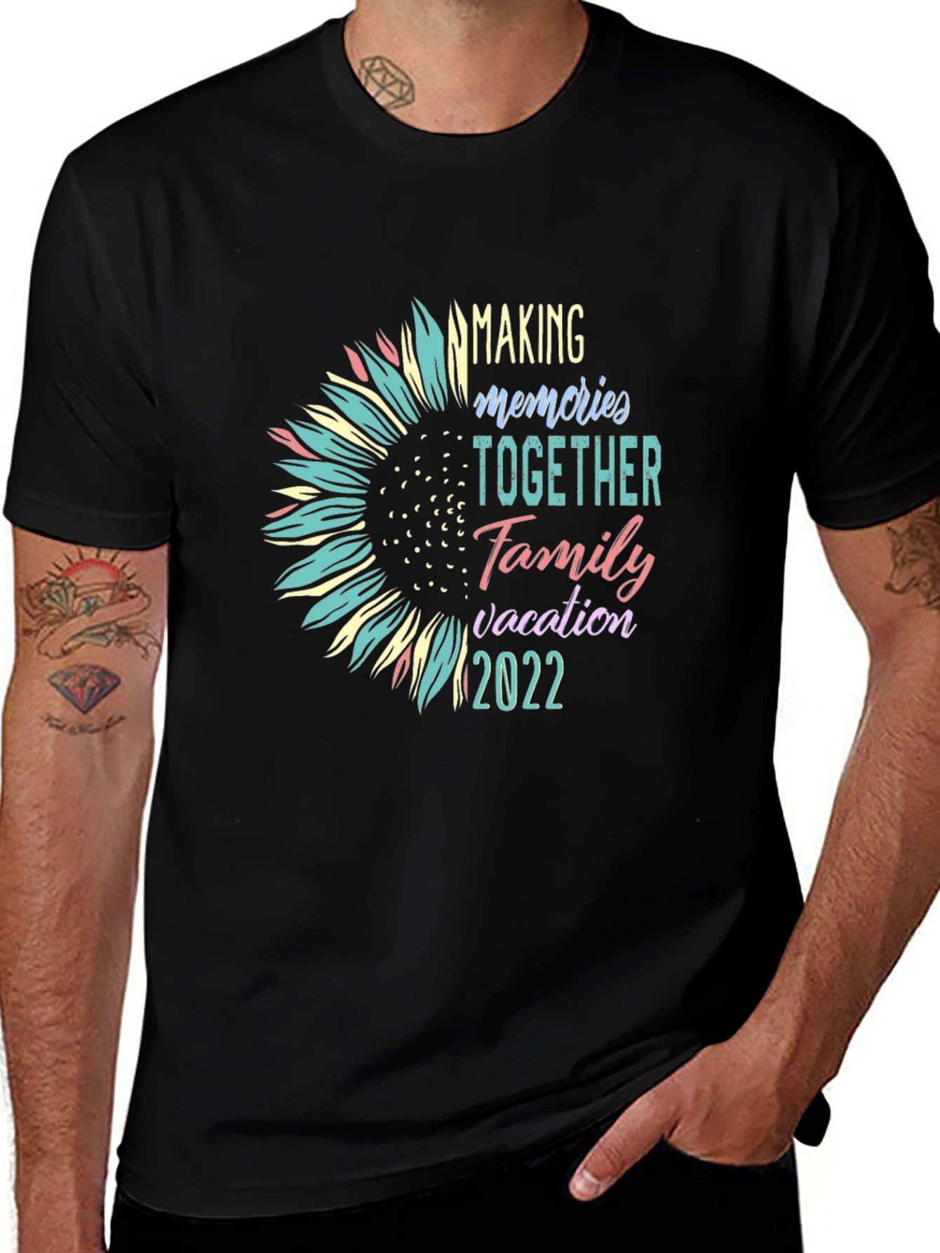 Family Vacation 2022 Sunflower T-Shirt