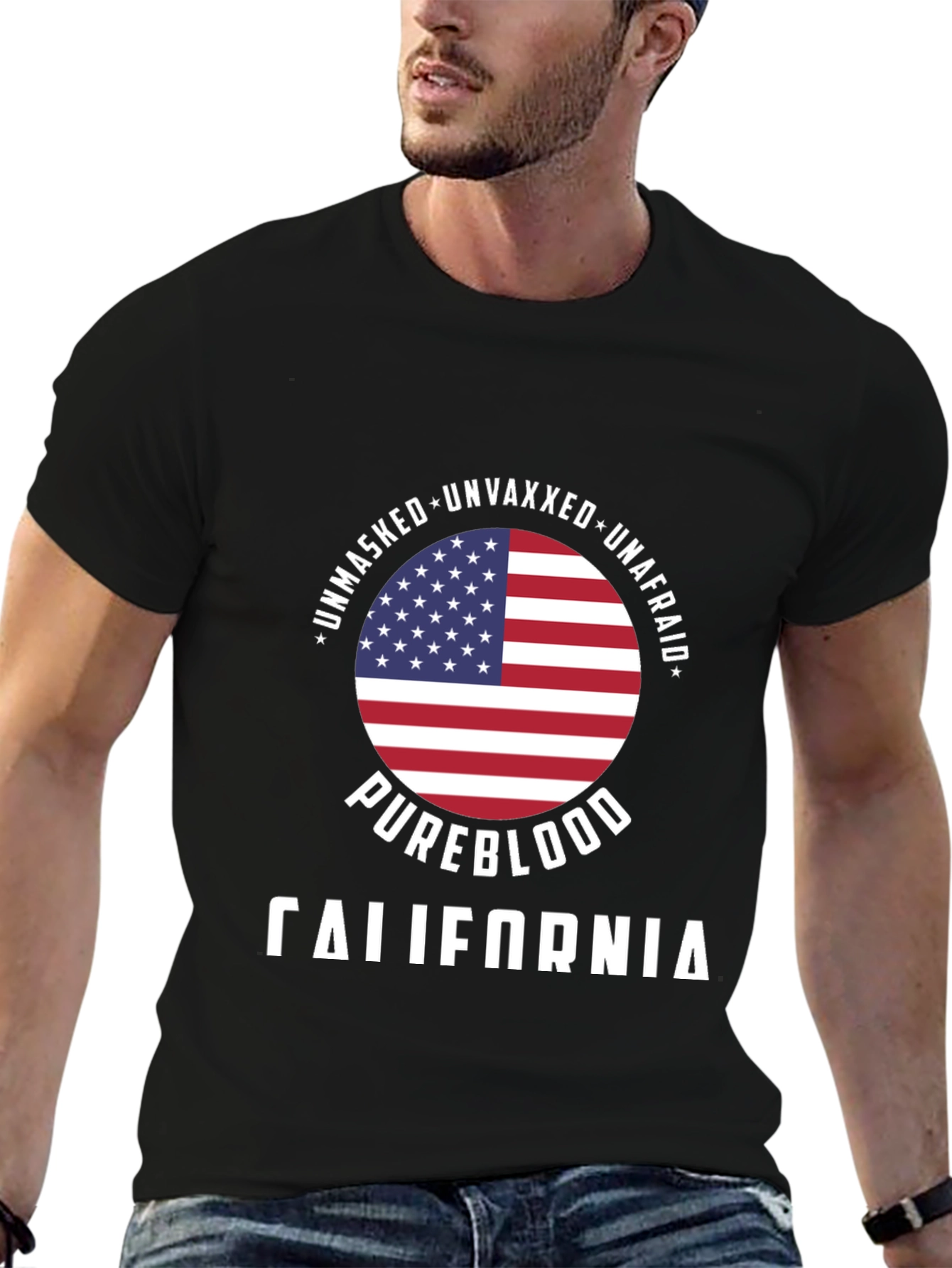 Unmasked Unvaxxed Unafraid T-Shirt