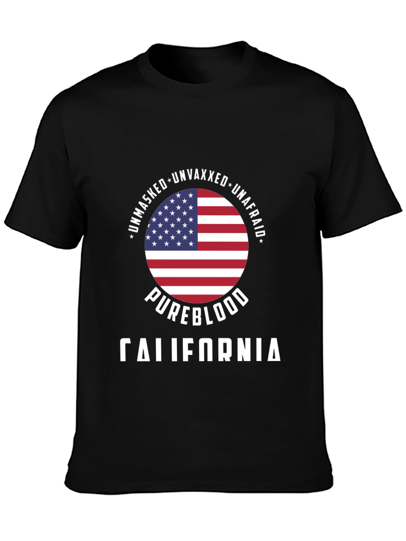 Unmasked Unvaxxed Unafraid T-Shirt