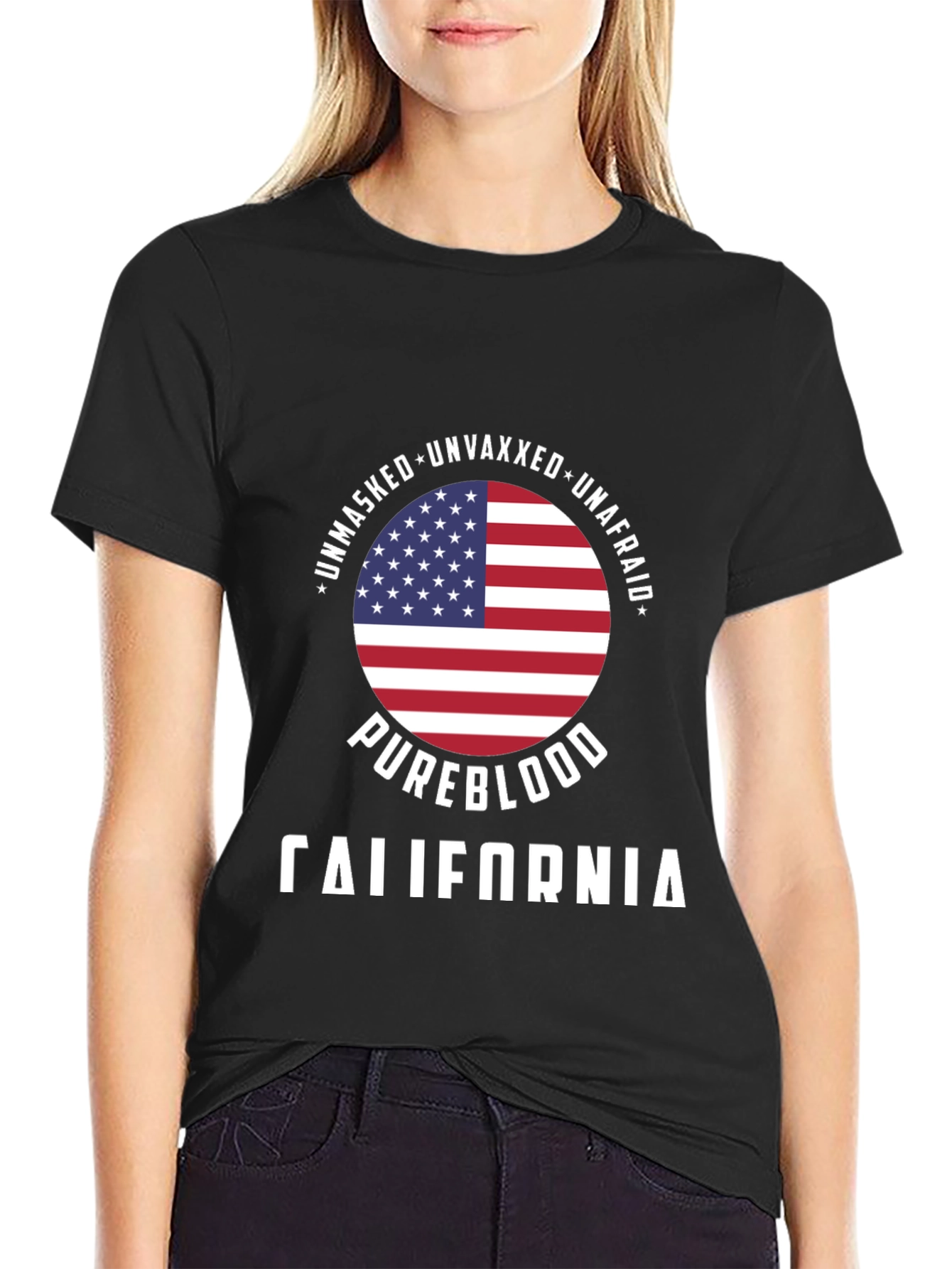 Unmasked Unvaxxed Unafraid T-Shirt