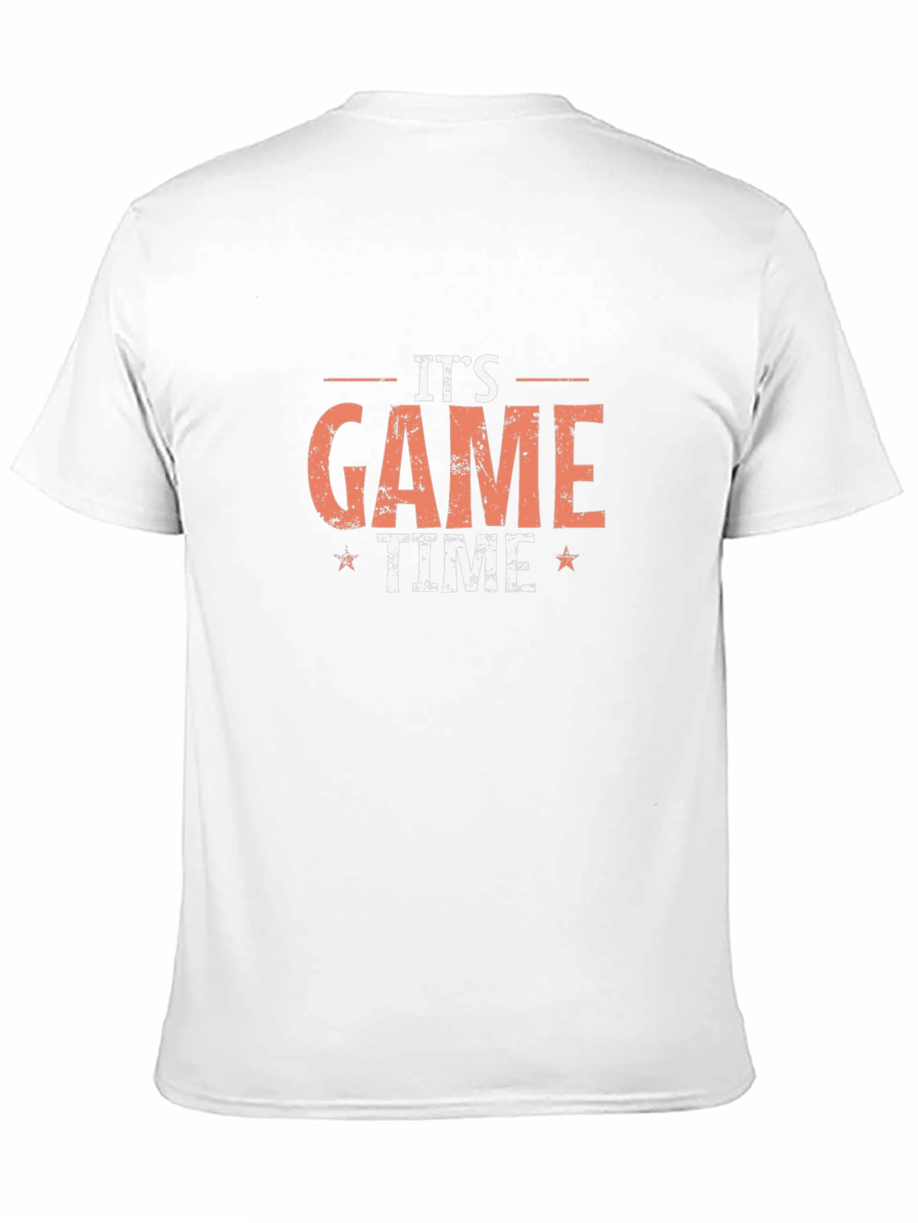 Its Game Time Graphic Tee - Black Cotton T-Shirt